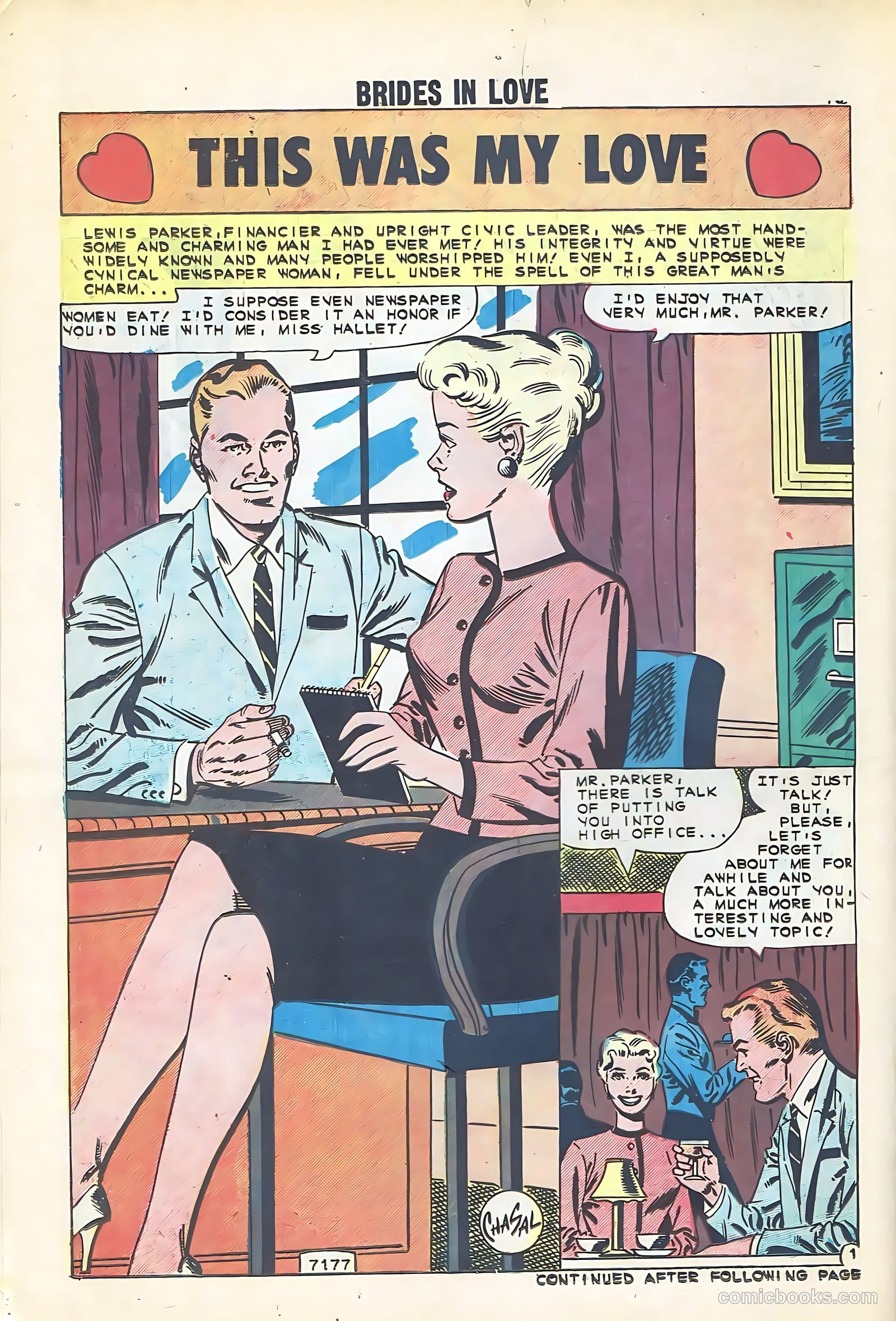 Brides in Love #22 (1960) — page 14 of 36