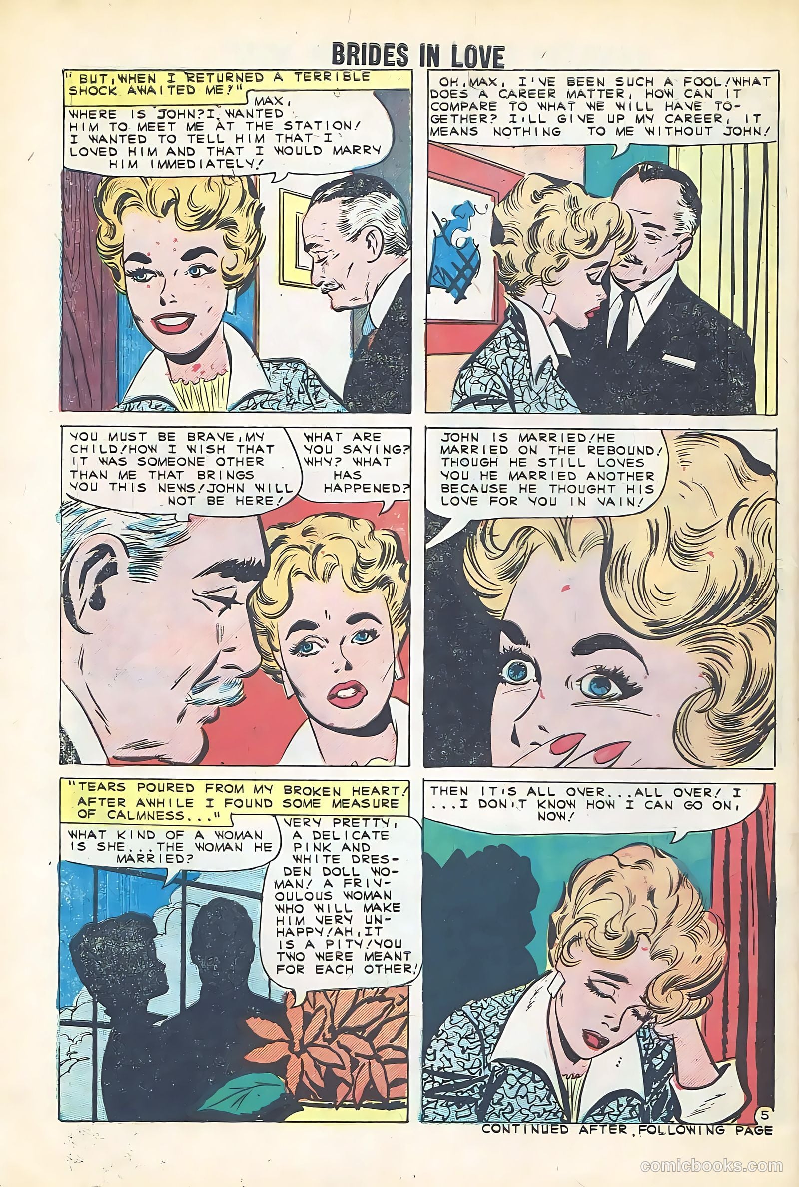 Brides in Love #22 (1960) — page 30 of 36