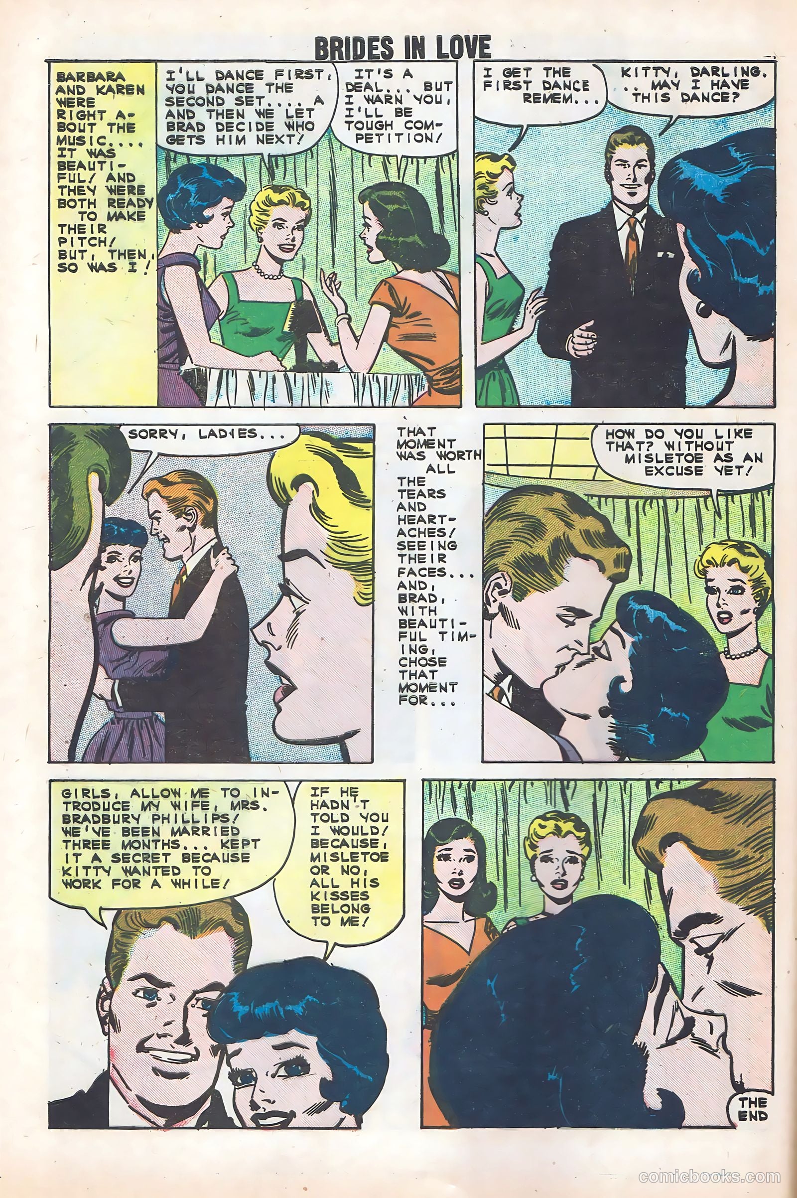 Brides in Love #23 (1961) — page 8 of 36