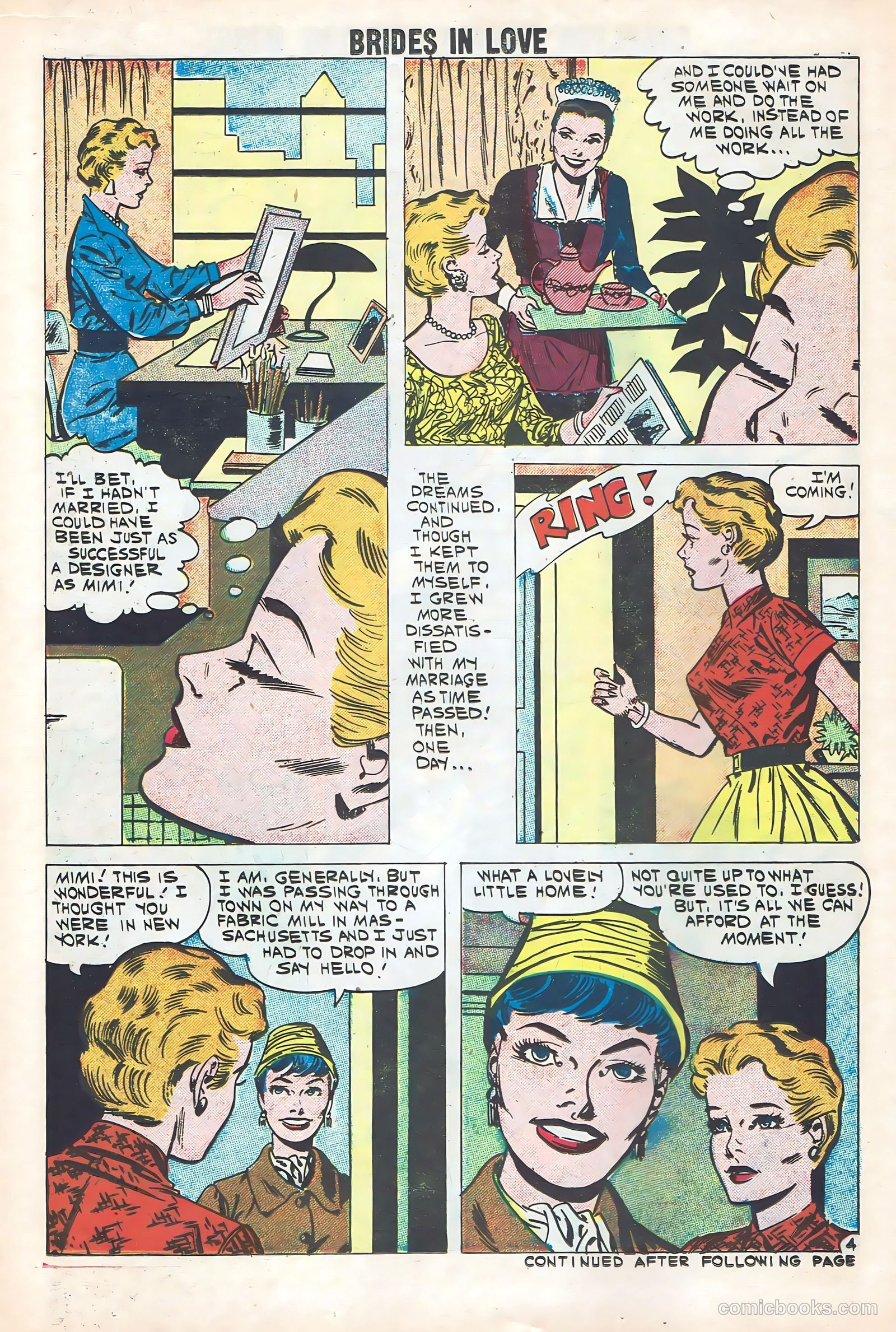 Brides in Love #23 (1961) — page 14 of 36