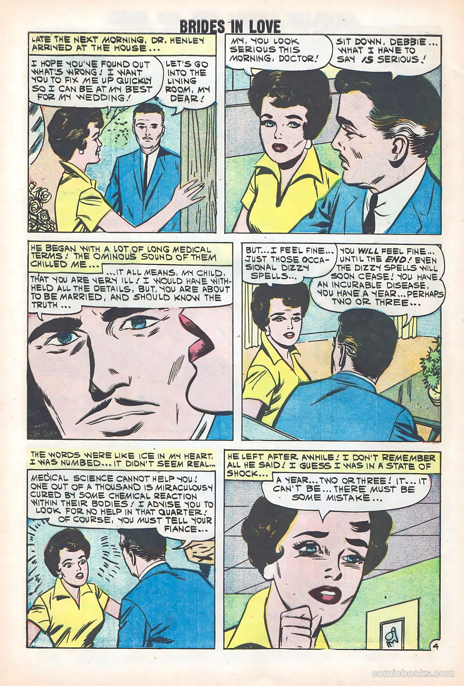 Brides in Love #23 (1961) — page 28 of 36