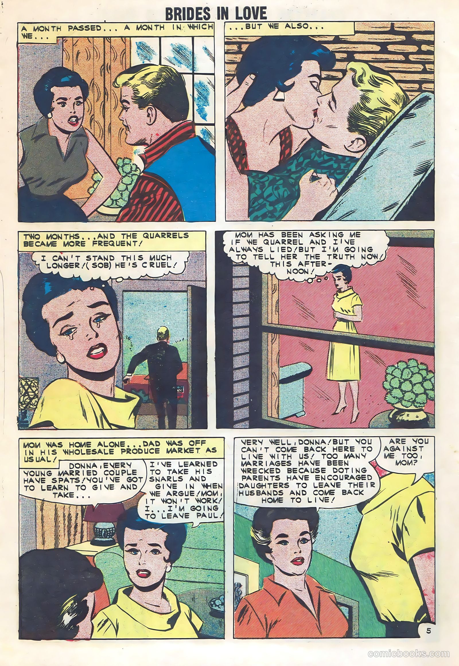 Brides in Love #25 (1961) — page 8 of 36