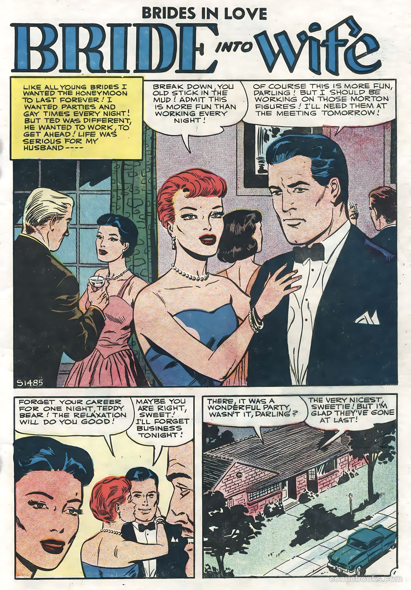 Brides in Love #3 (1957) — page 9 of 36