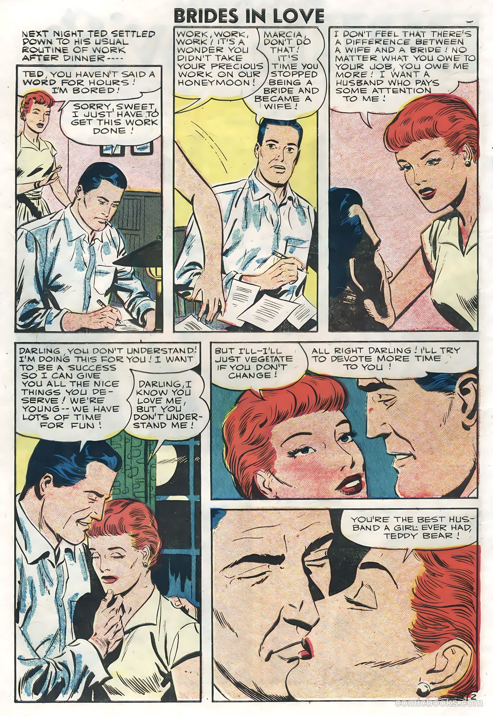 Brides in Love #3 (1957) — page 10 of 36