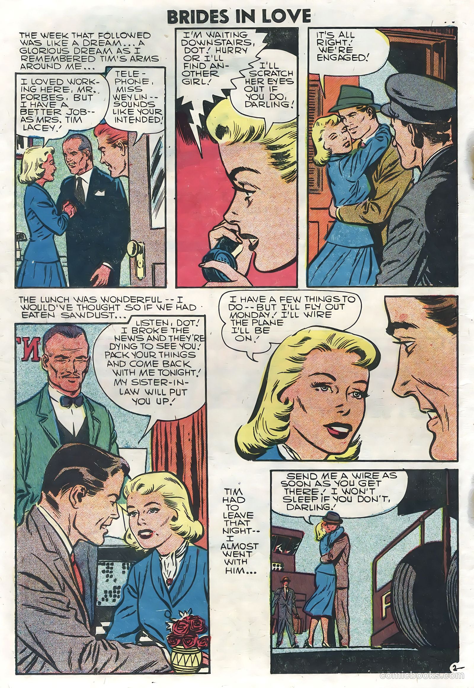 Brides in Love #3 (1957) — page 16 of 36