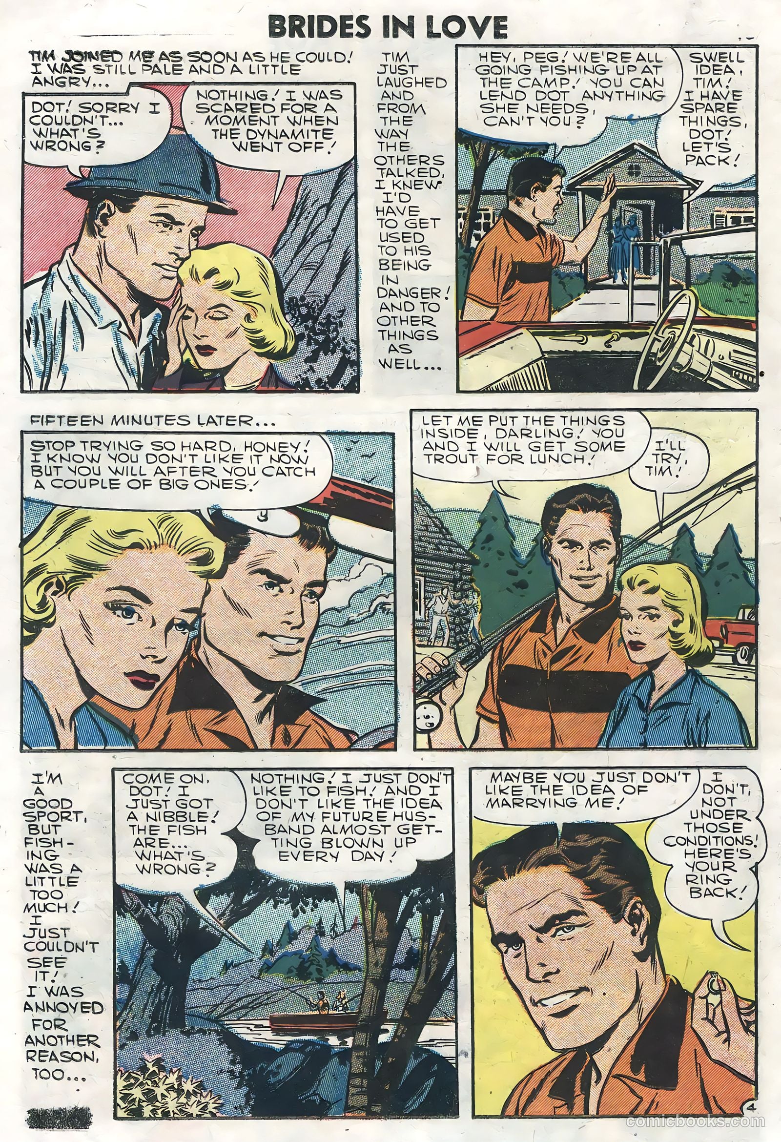 Brides in Love #3 (1957) — page 18 of 36