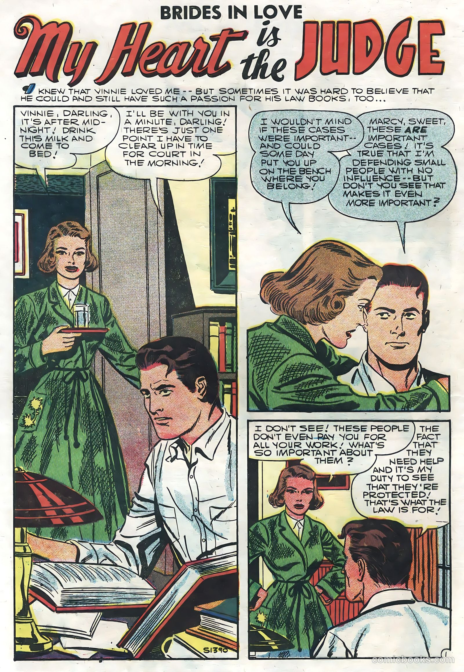 Brides in Love #3 (1957) — page 28 of 36