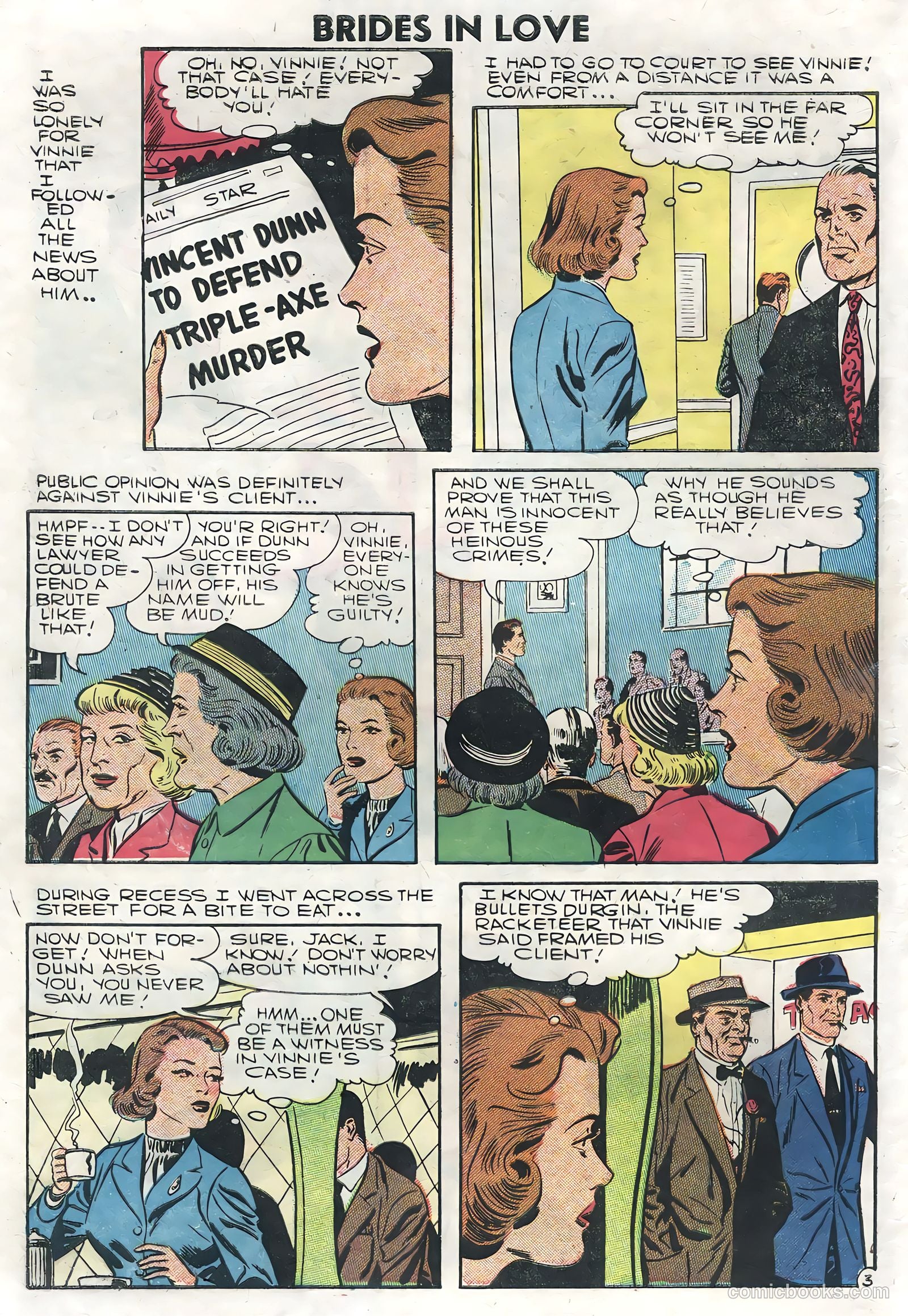 Brides in Love #3 (1957) — page 30 of 36