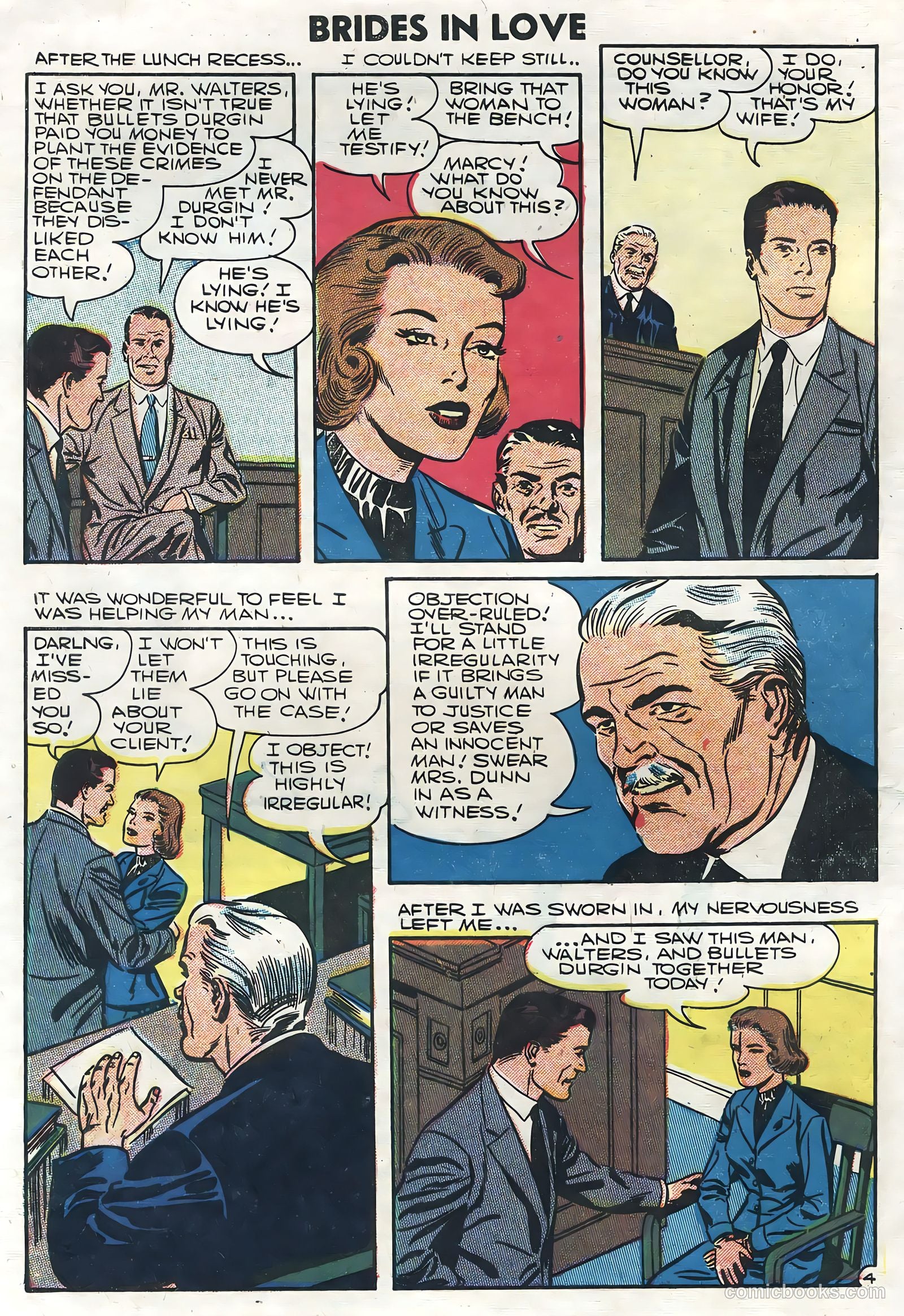 Brides in Love #3 (1957) — page 32 of 36