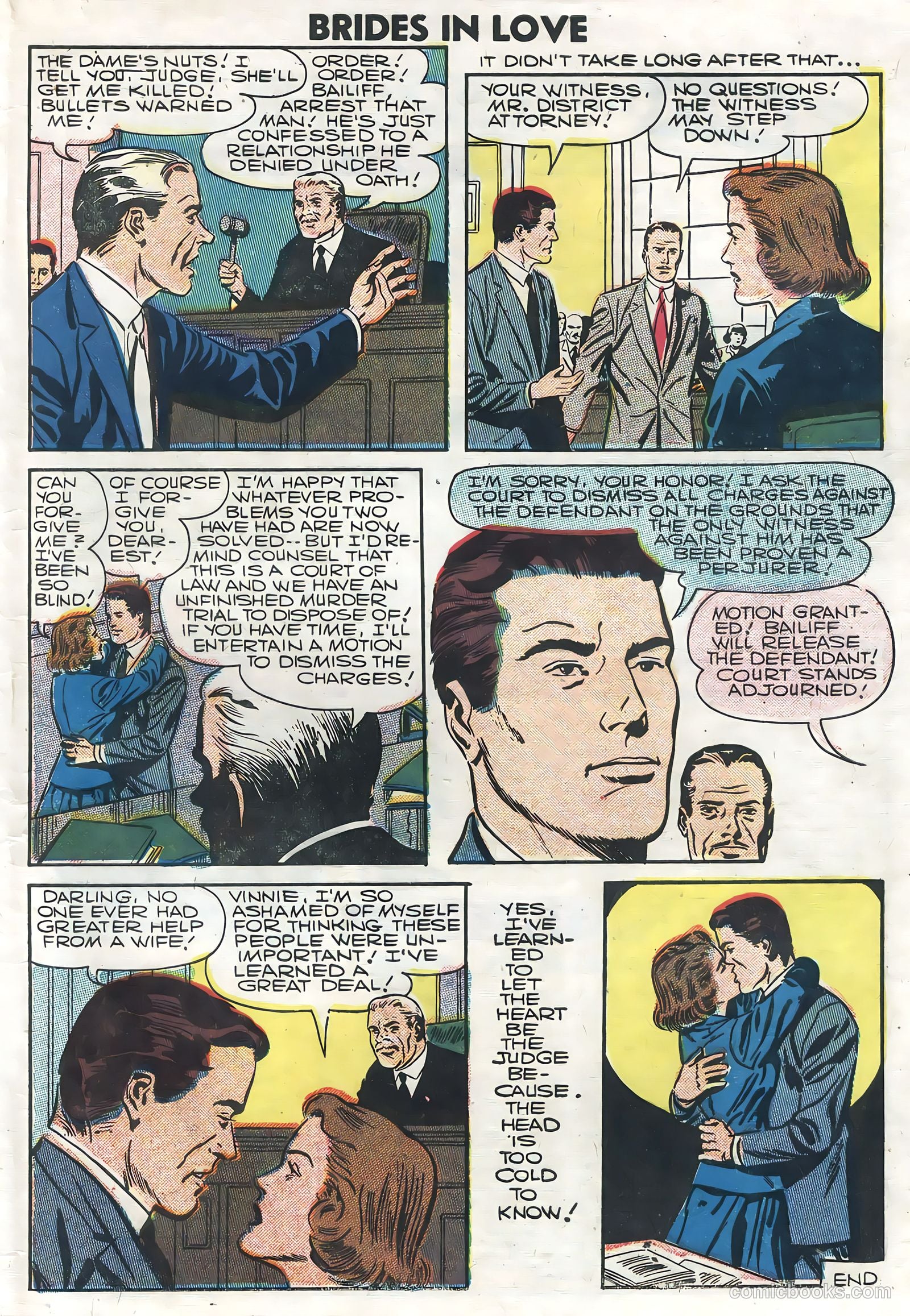 Brides in Love #3 (1957) — page 33 of 36