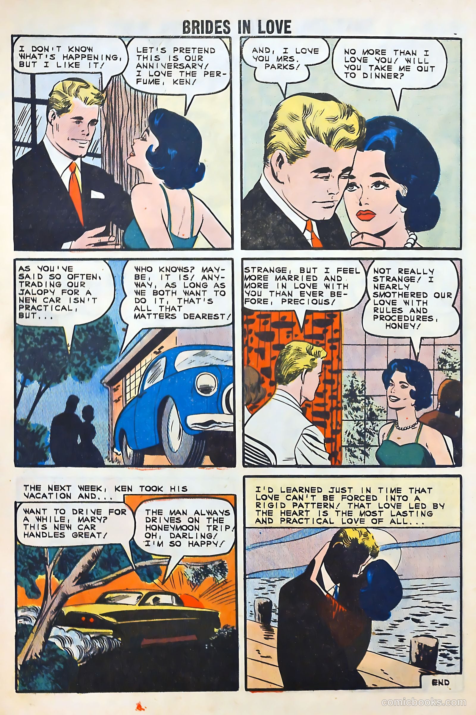 Brides in Love #30 (1962) — page 8 of 36