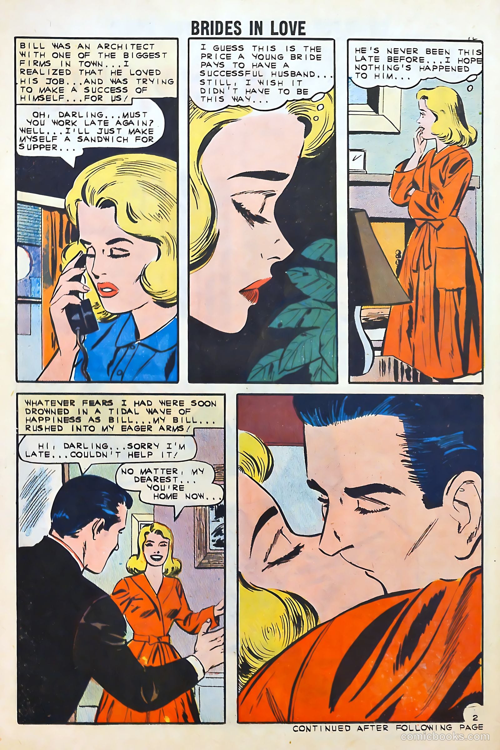 Brides in Love #30 (1962) — page 14 of 36