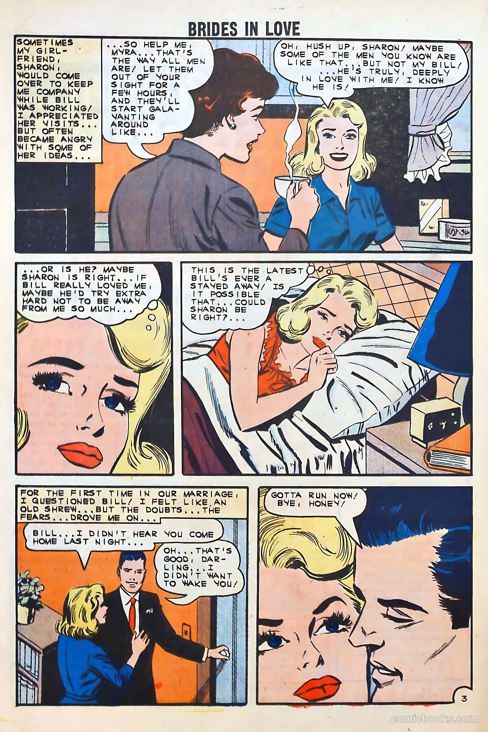 Brides in Love #30 (1962) — page 16 of 36