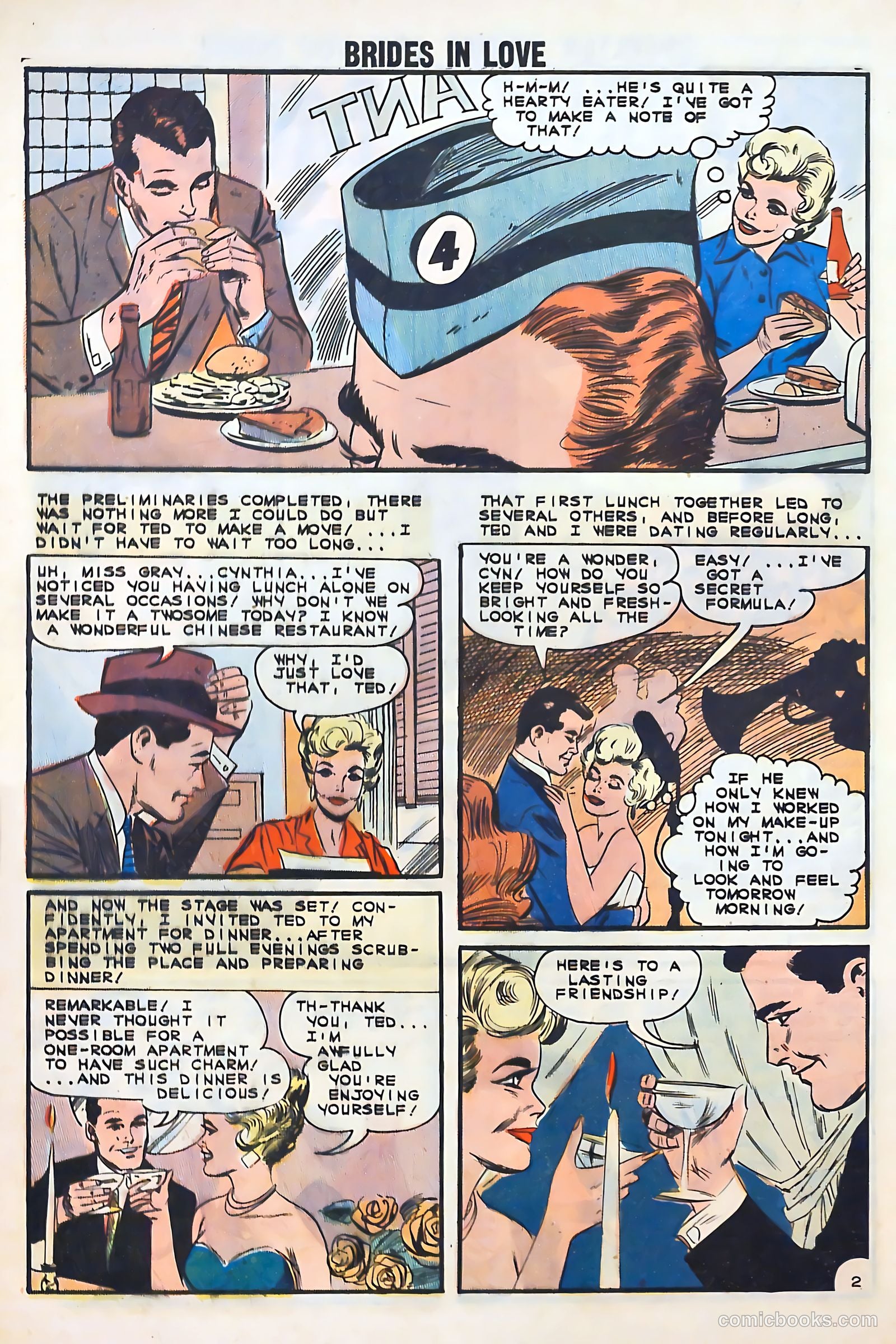Brides in Love #32 (1962) — page 8 of 36