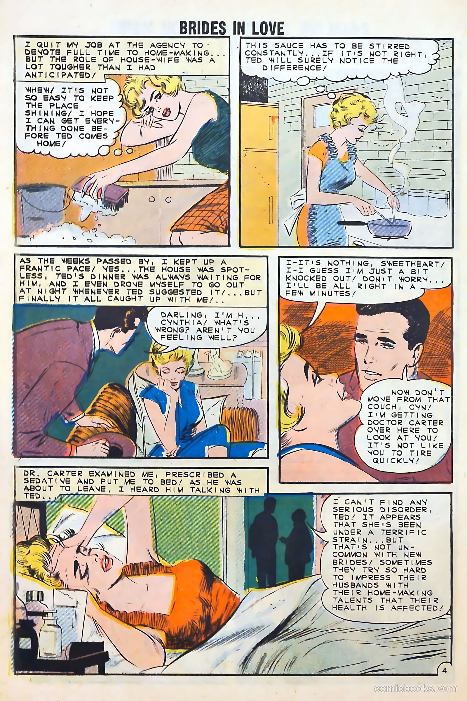 Brides in Love #32 (1962) — page 10 of 36