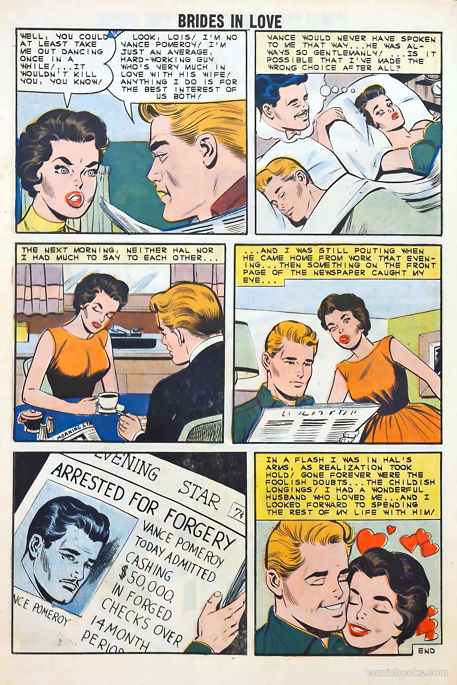 Brides in Love #32 (1962) — page 14 of 36