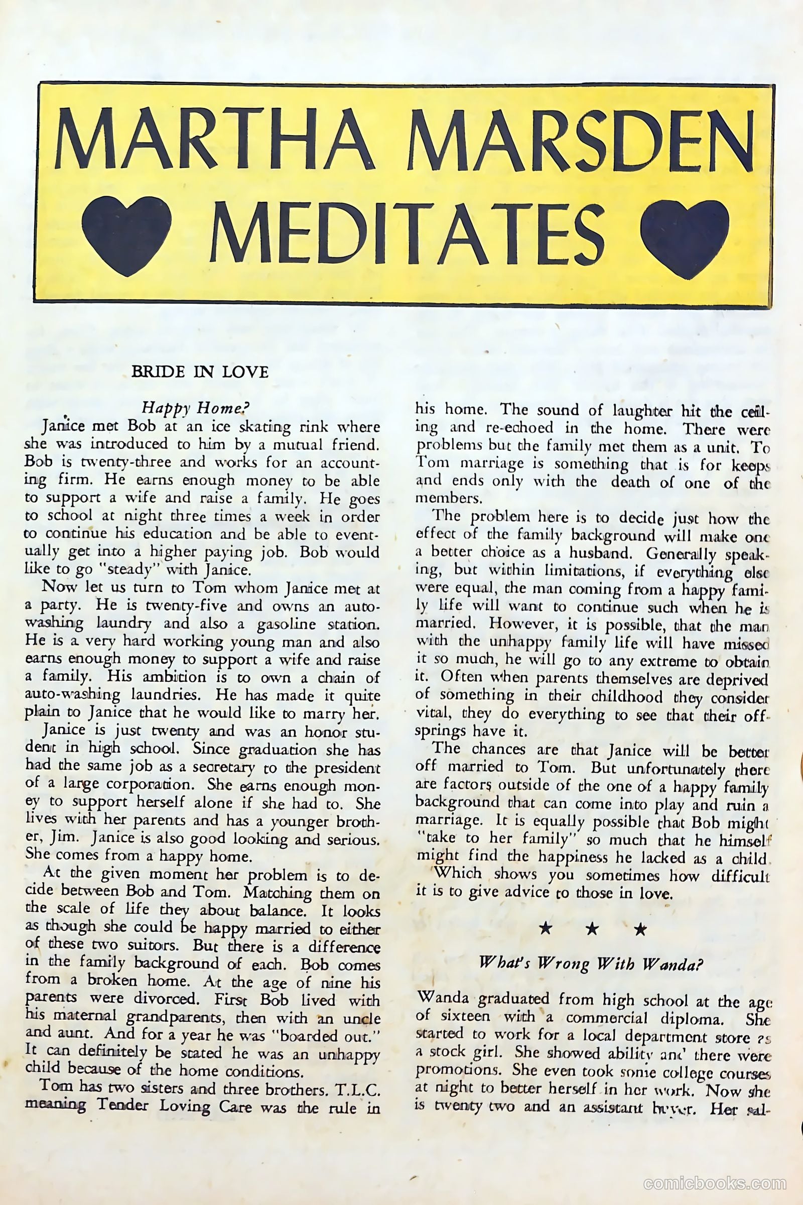 Brides in Love #32 (1962) — page 19 of 36