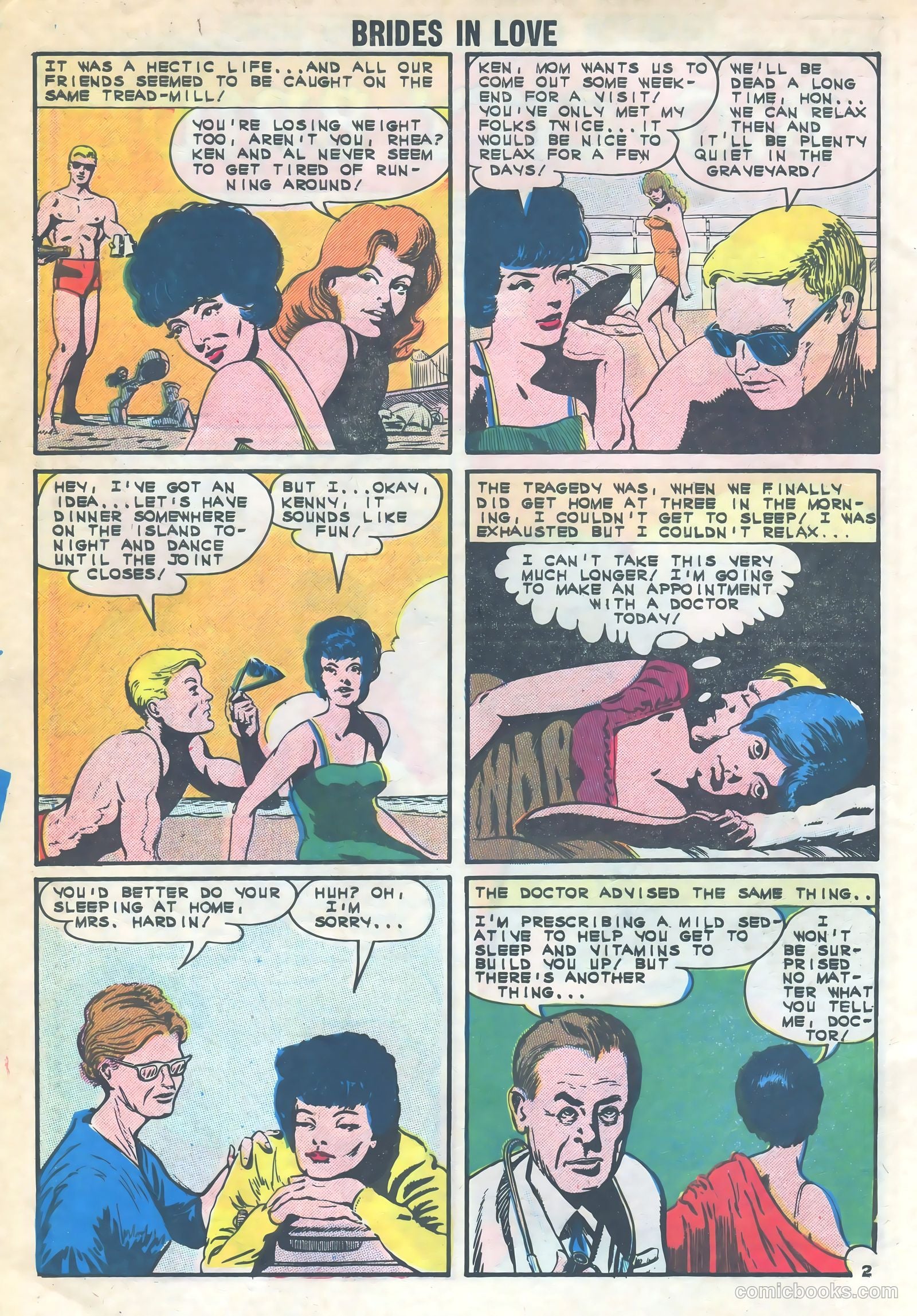 Brides in Love #34 (1963) — page 4 of 36