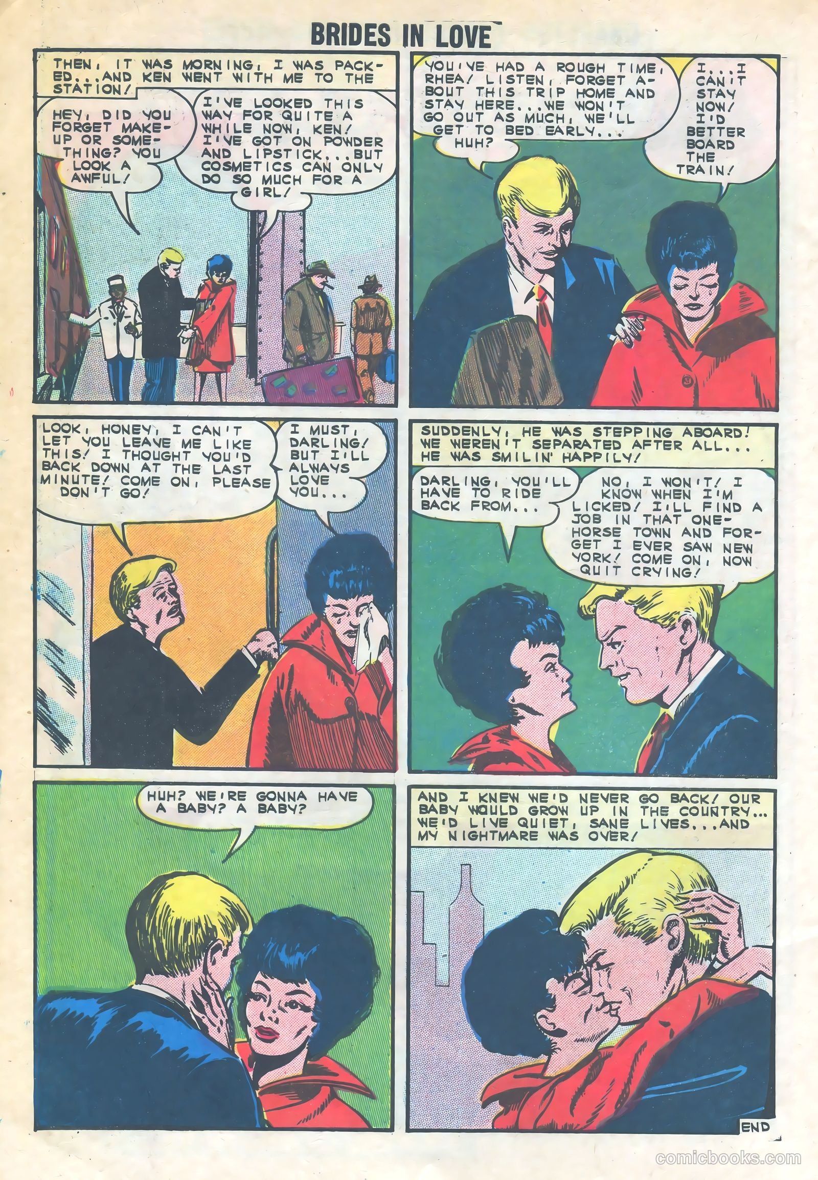 Brides in Love #34 (1963) — page 8 of 36