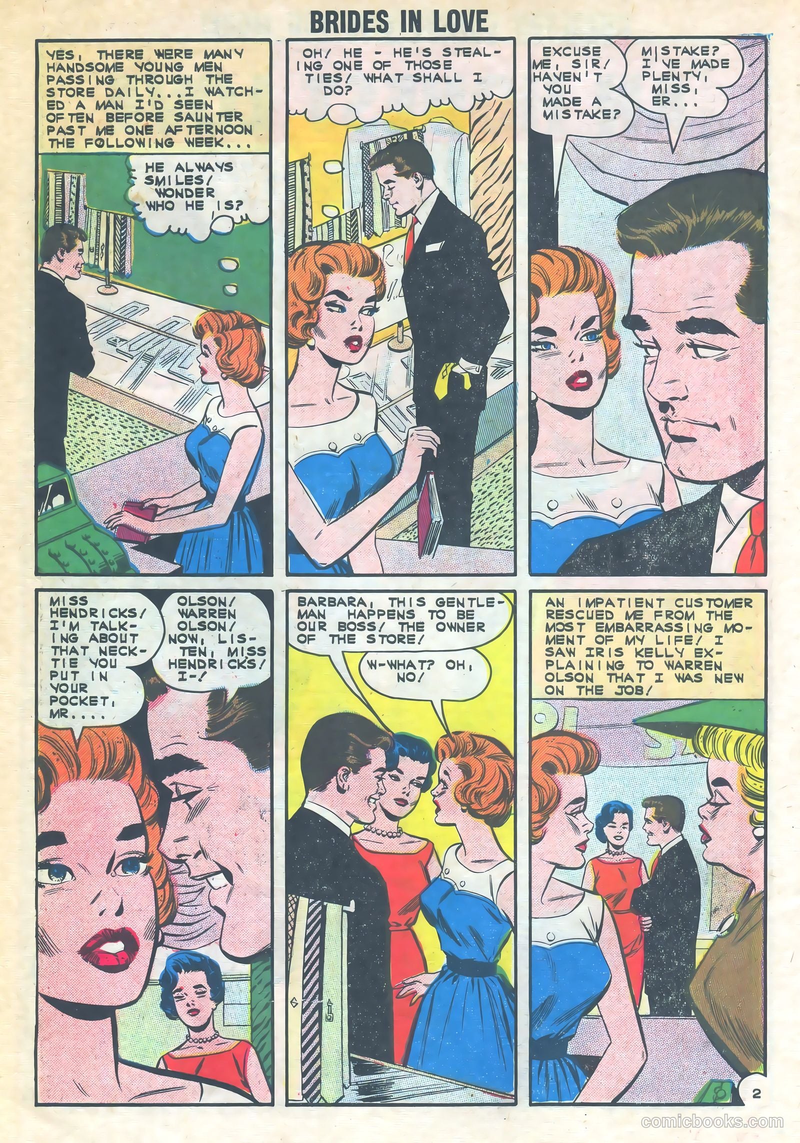 Brides in Love #34 (1963) — page 10 of 36