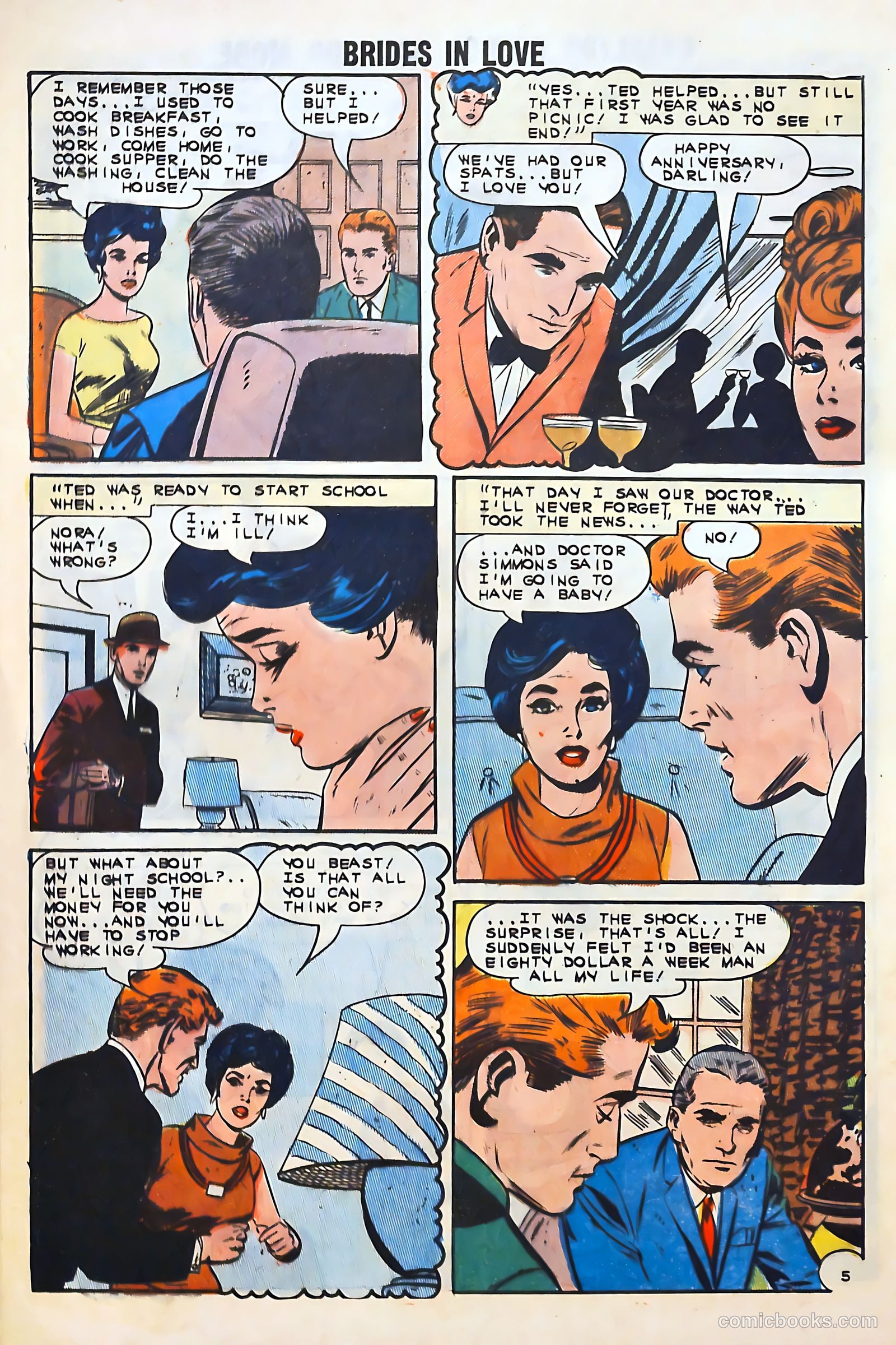 Brides in Love #36 (1963) — page 8 of 36