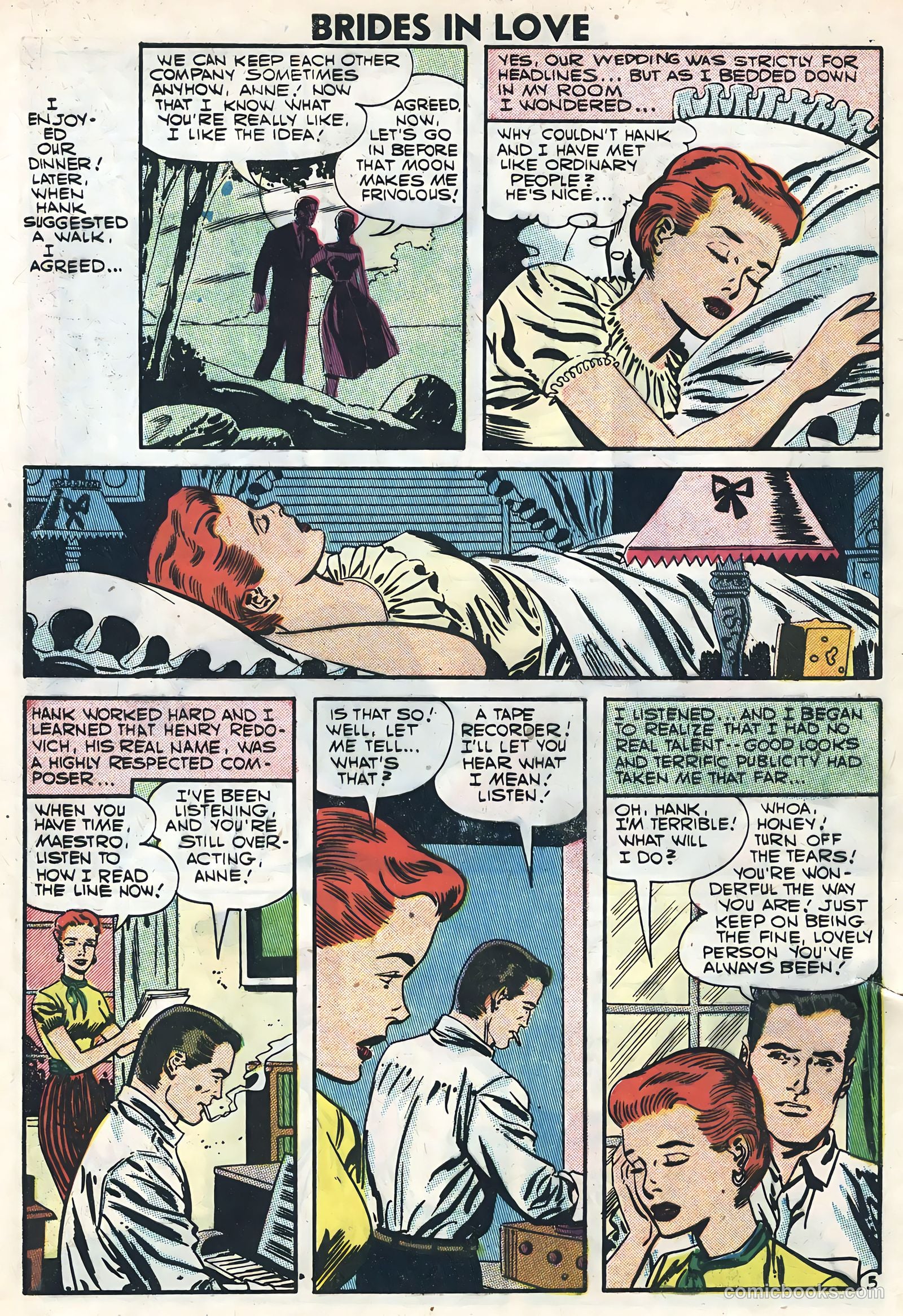 Brides in Love #4 (1957) — page 8 of 36