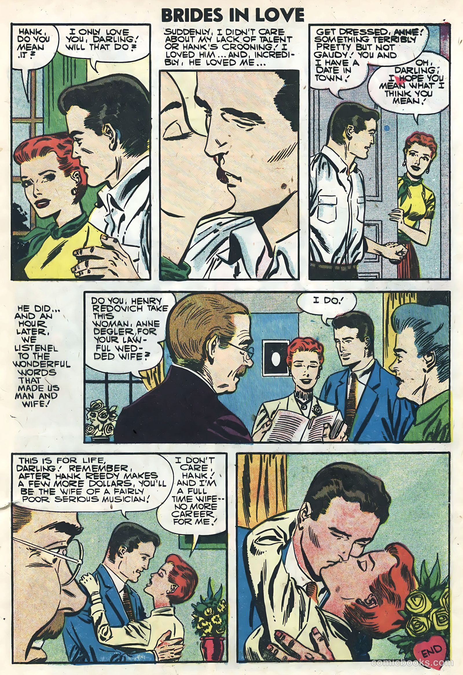 Brides in Love #4 (1957) — page 9 of 36