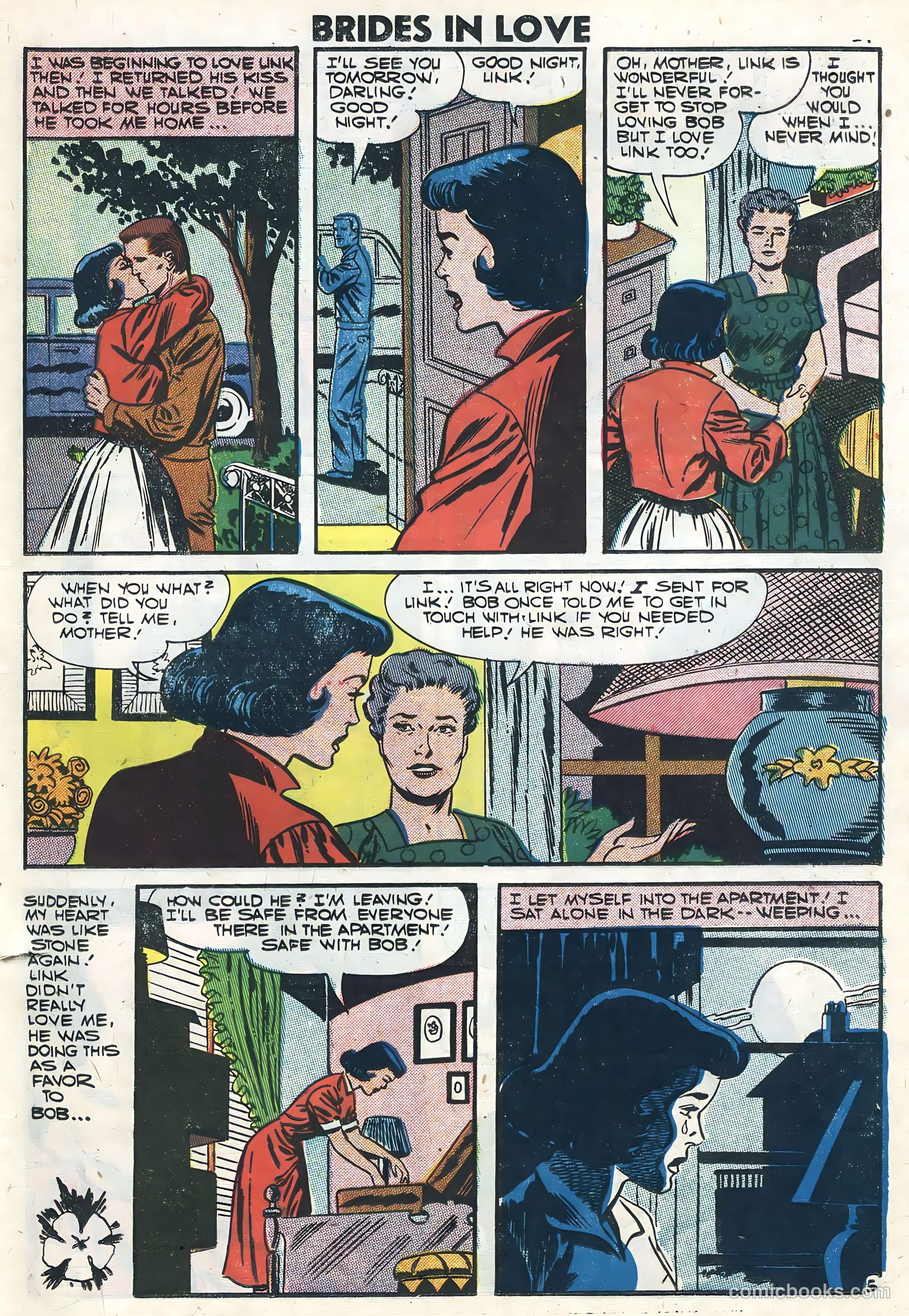 Brides in Love #4 (1957) — page 23 of 36