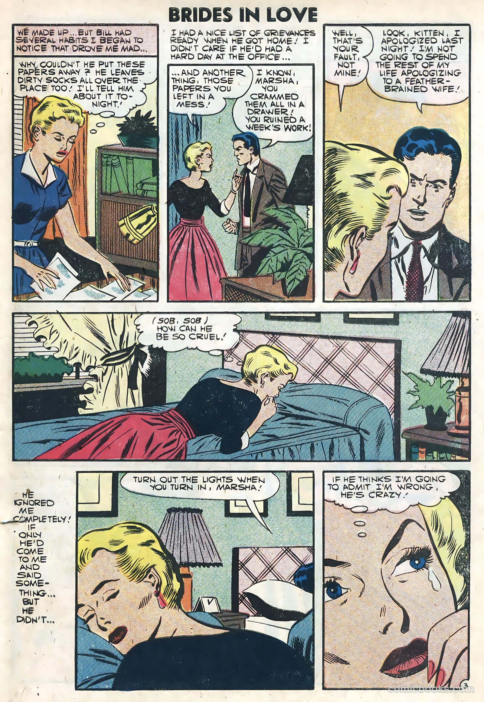 Brides in Love #4 (1957) — page 27 of 36