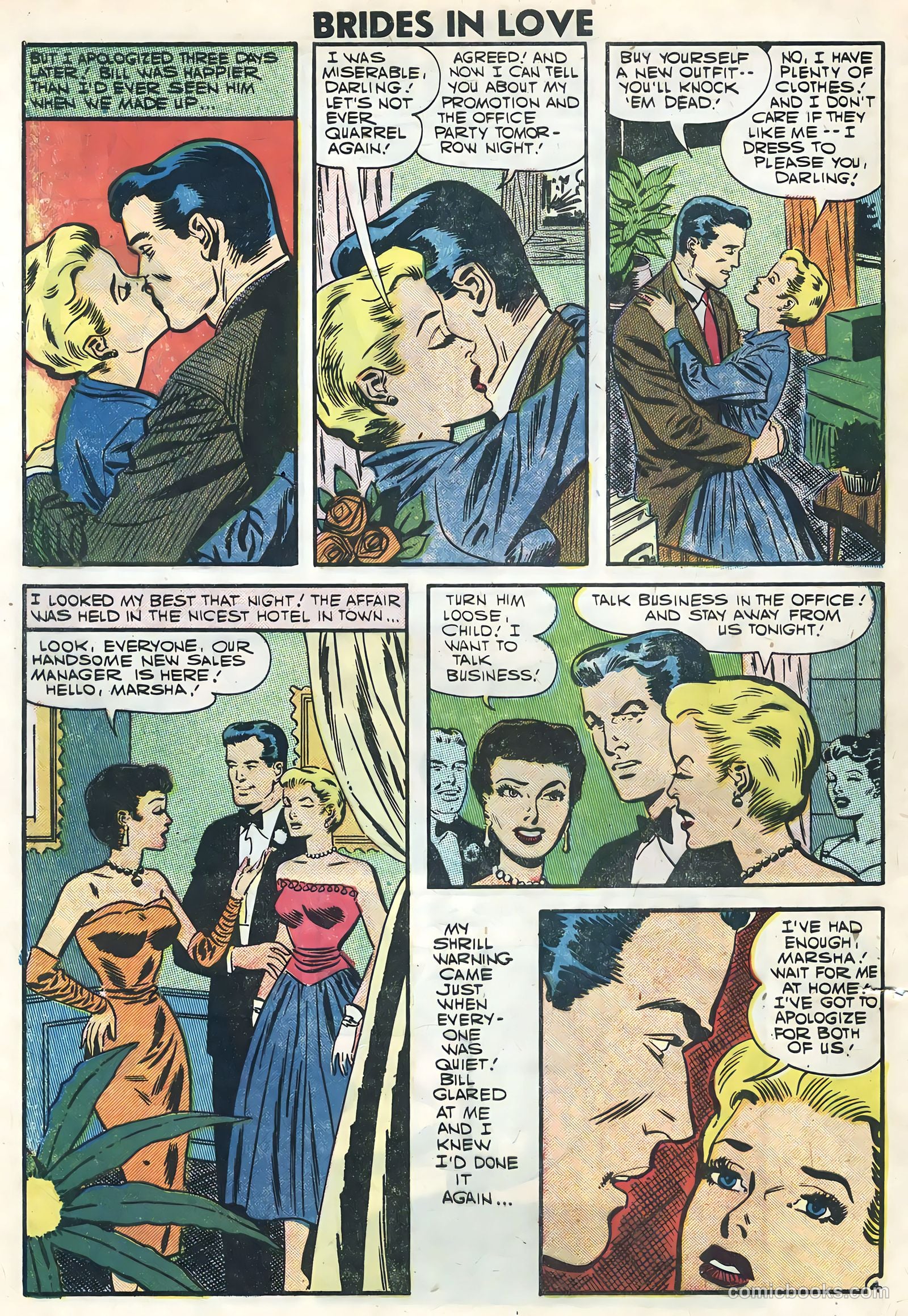 Brides in Love #4 (1957) — page 28 of 36