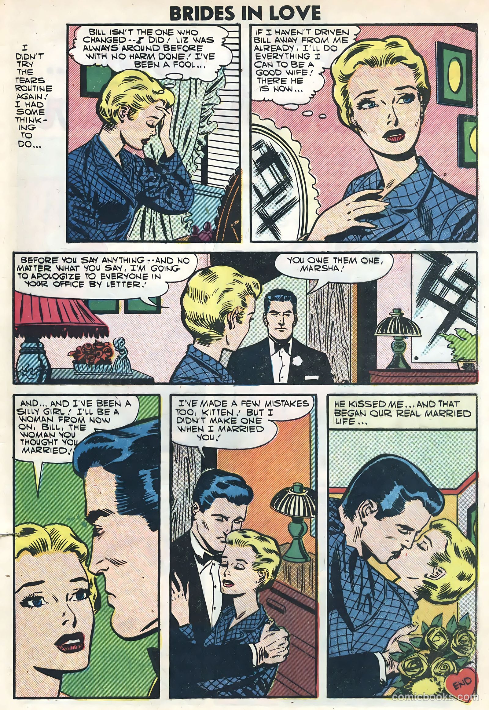 Brides in Love #4 (1957) — page 29 of 36
