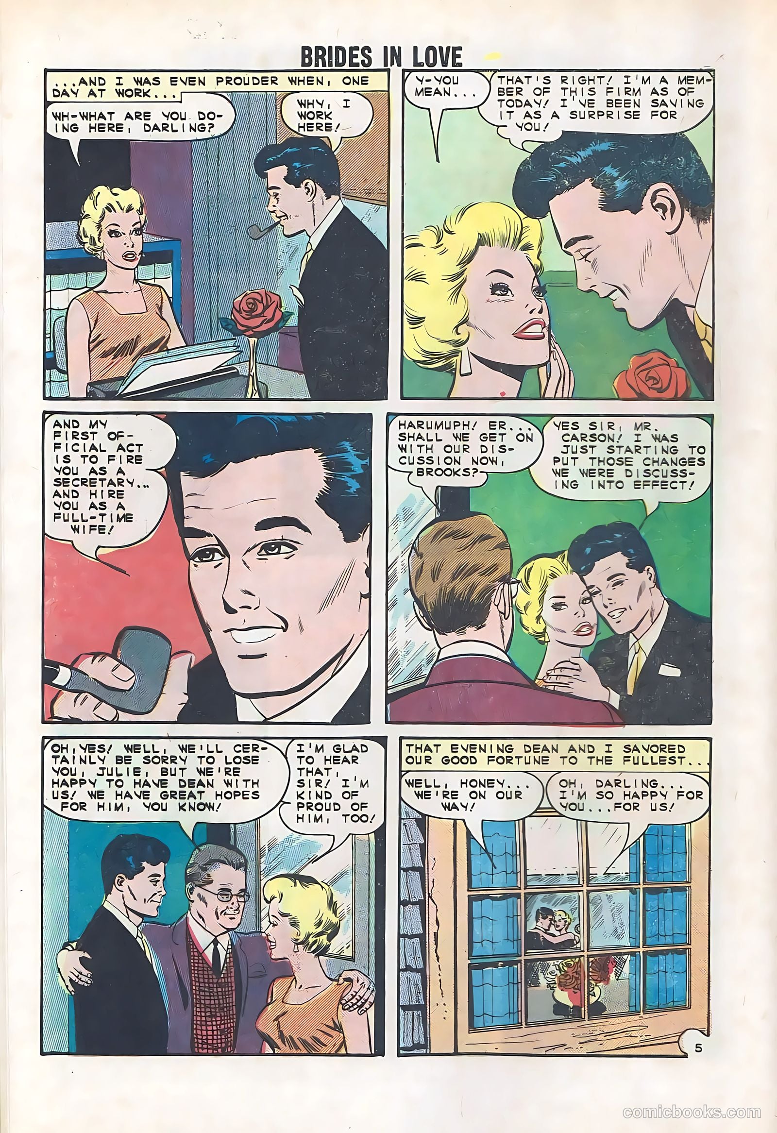 Brides in Love #41 (1964) — page 8 of 36
