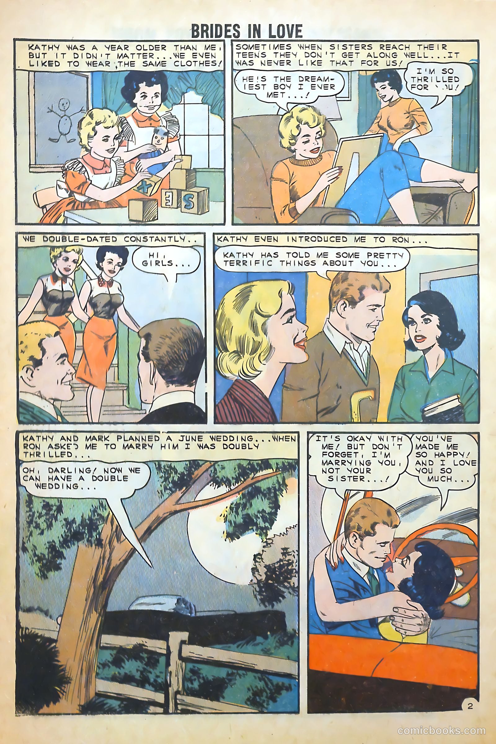 Brides in Love #44 (1964) — page 4 of 36