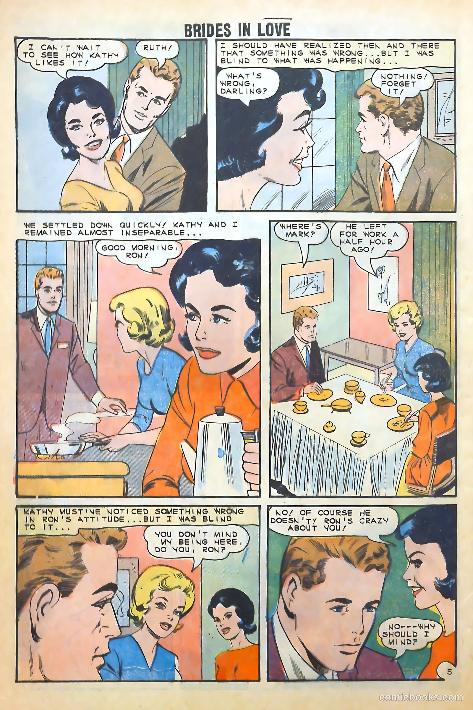 Brides in Love #44 (1964) — page 8 of 36