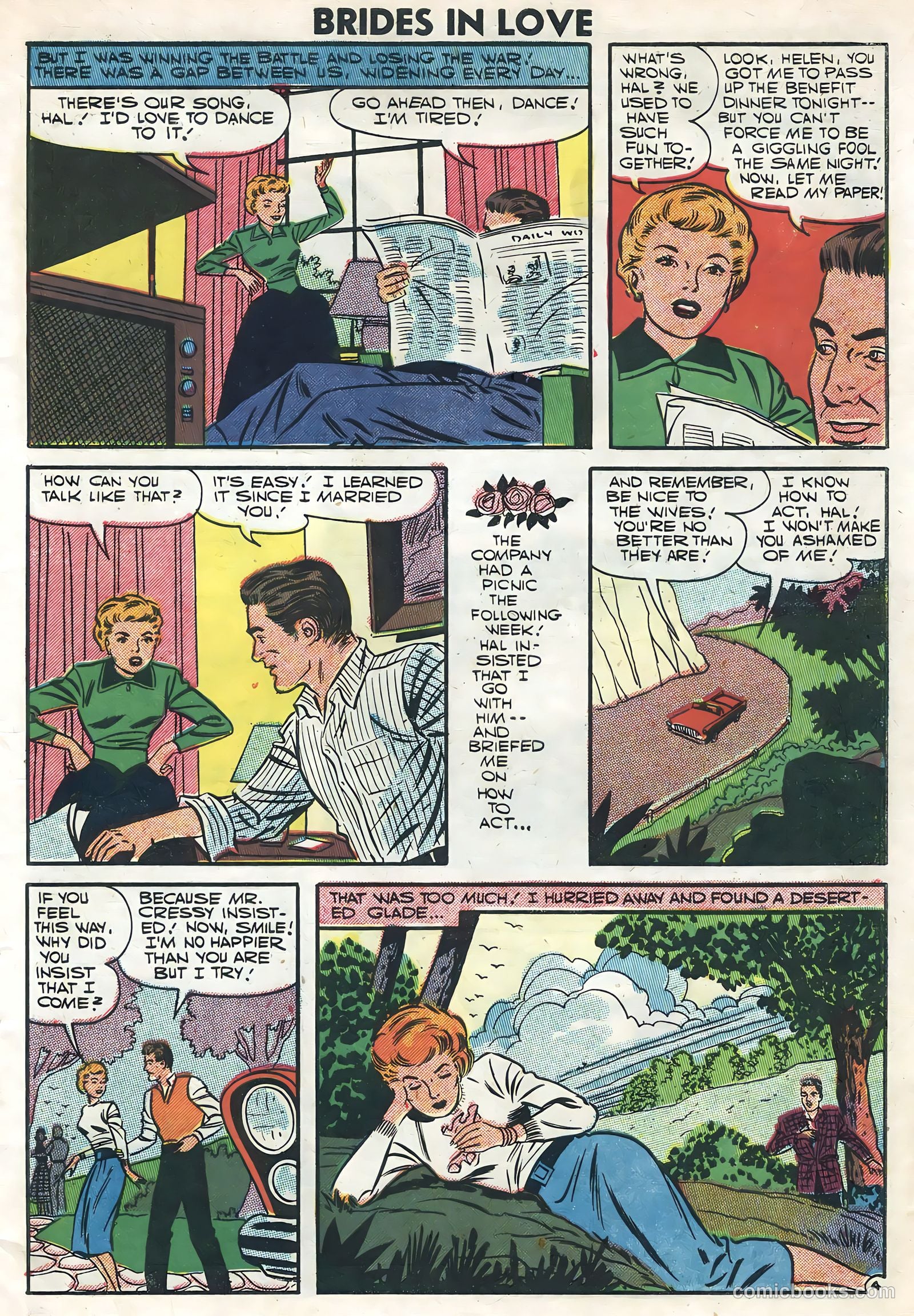Brides in Love #5 (1957) — page 7 of 36