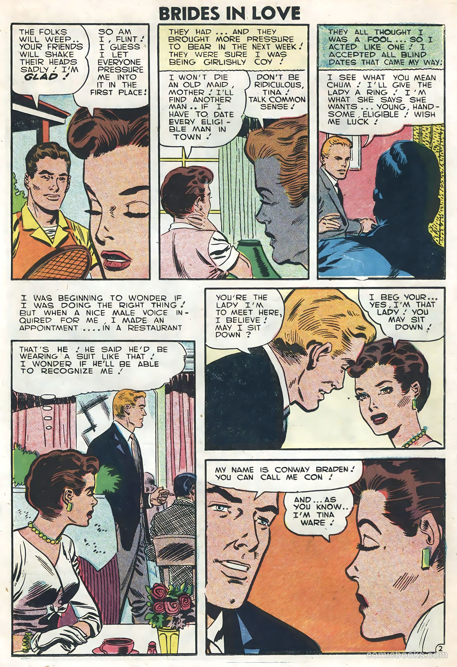 Brides in Love #5 (1957) — page 11 of 36