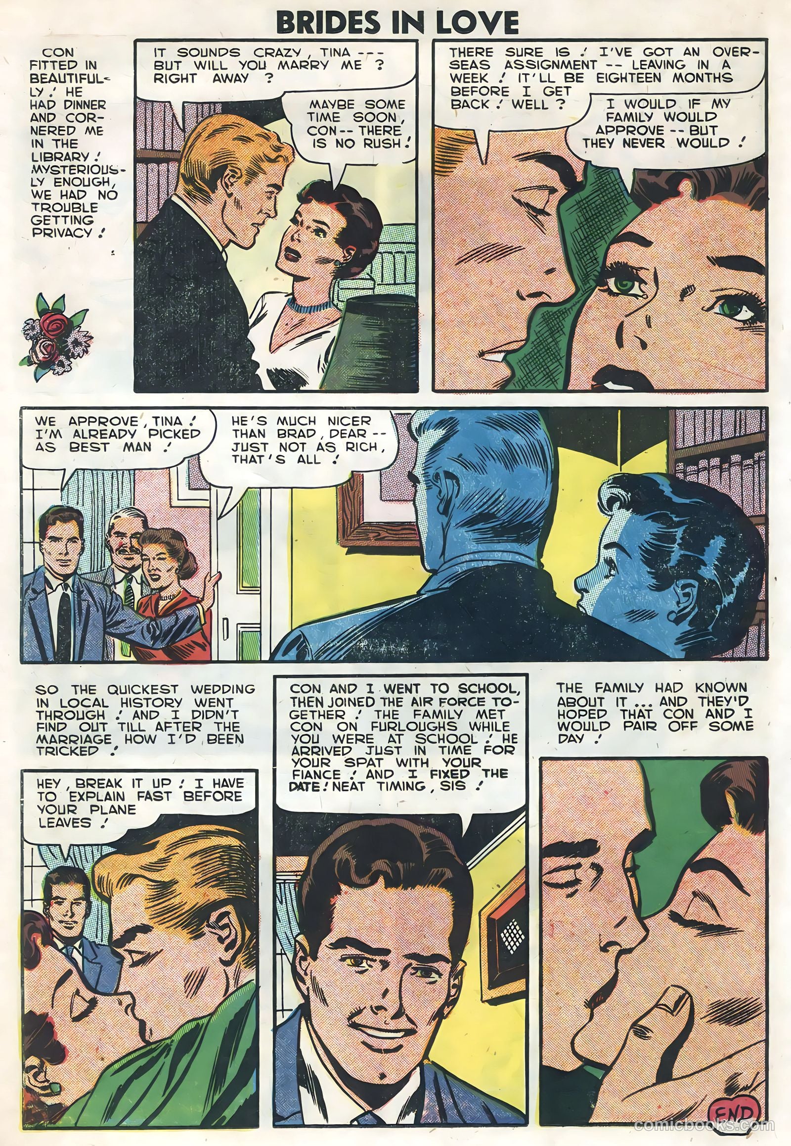Brides in Love #5 (1957) — page 14 of 36
