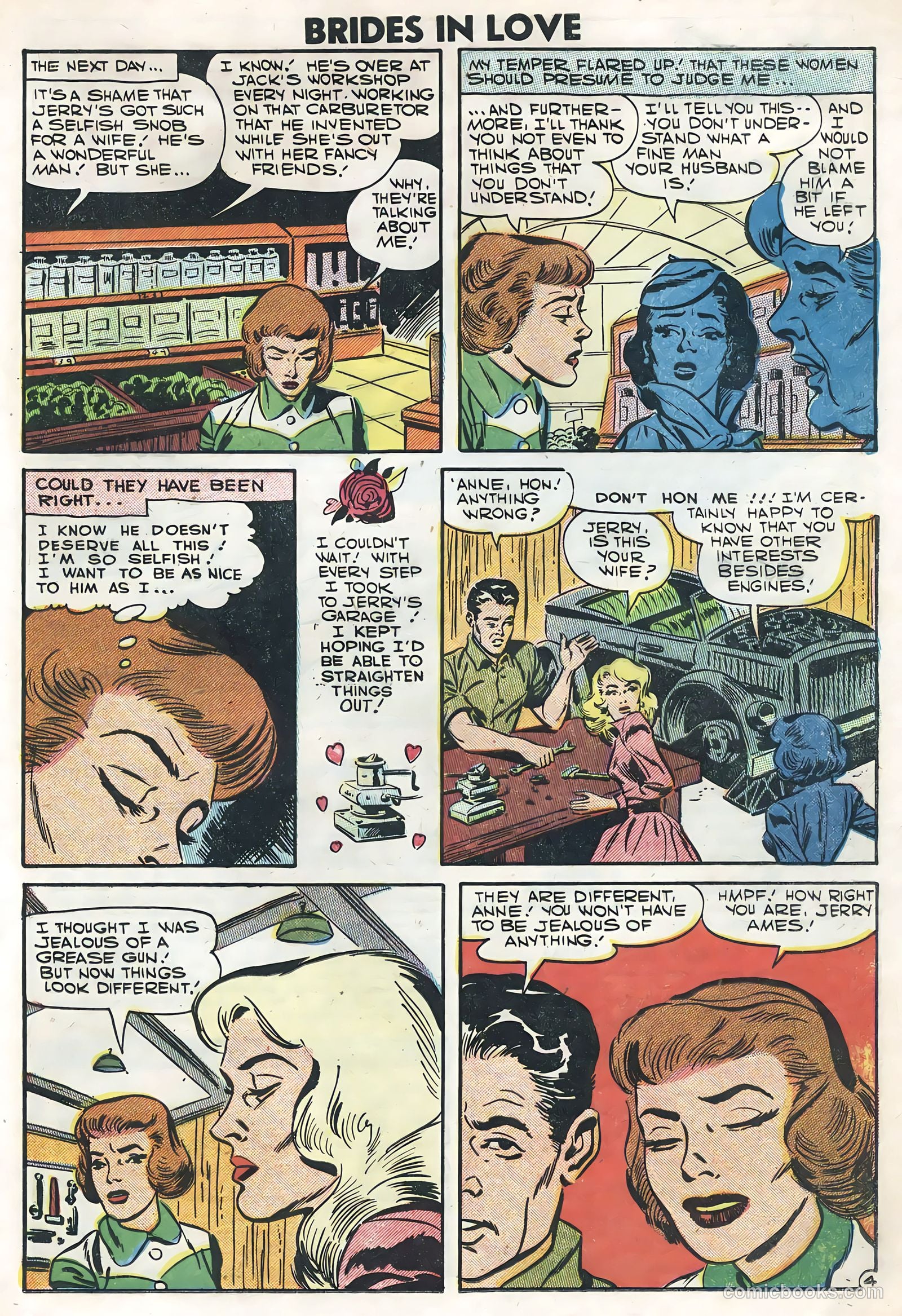 Brides in Love #5 (1957) — page 21 of 36