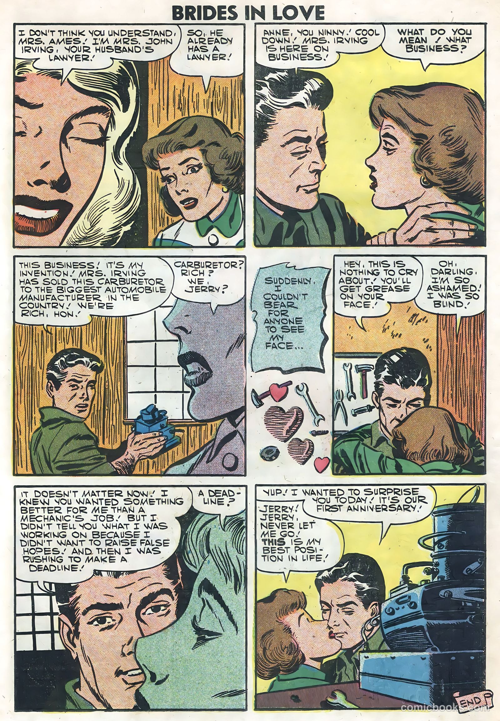 Brides in Love #5 (1957) — page 23 of 36