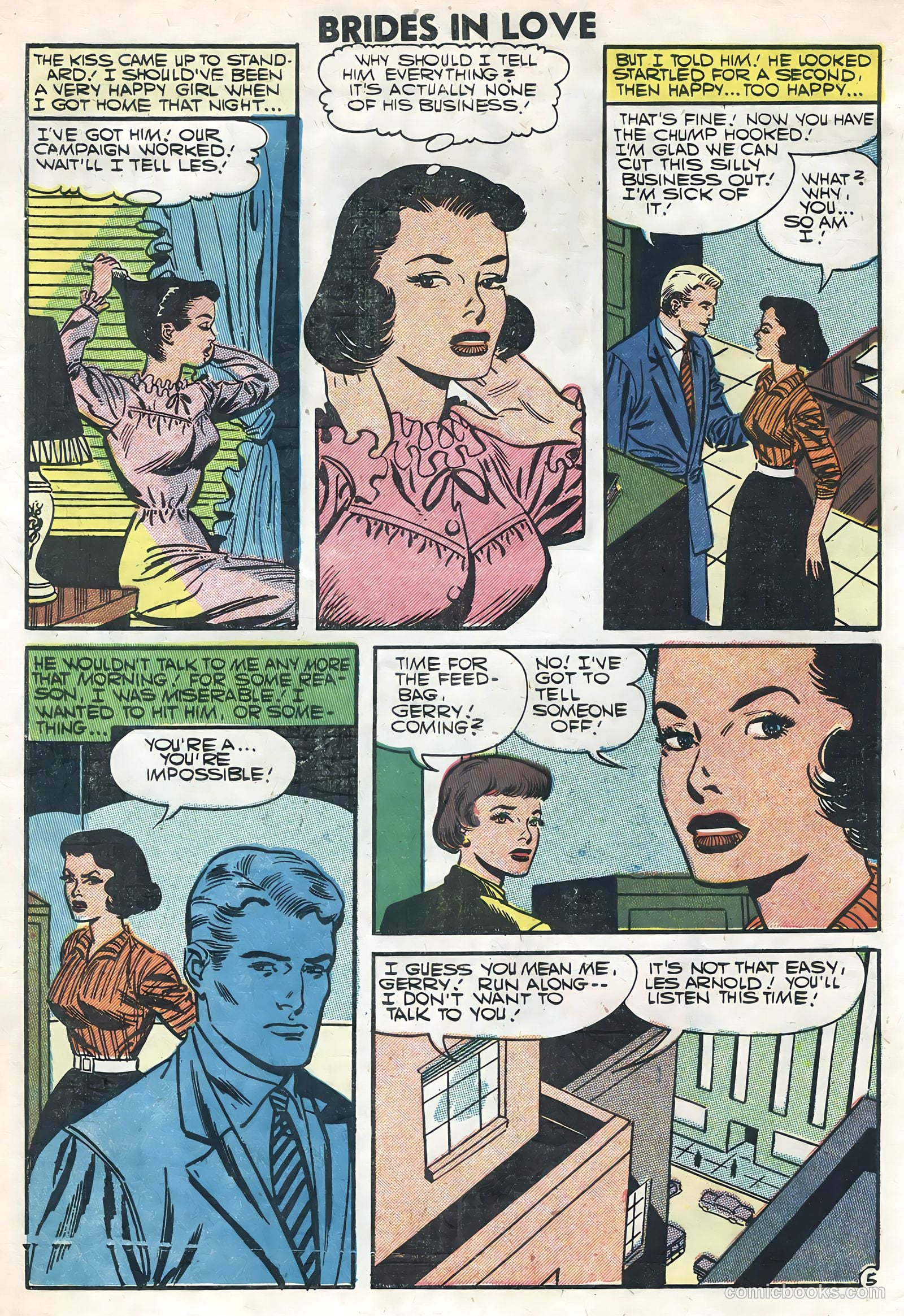 Brides in Love #5 (1957) — page 30 of 36