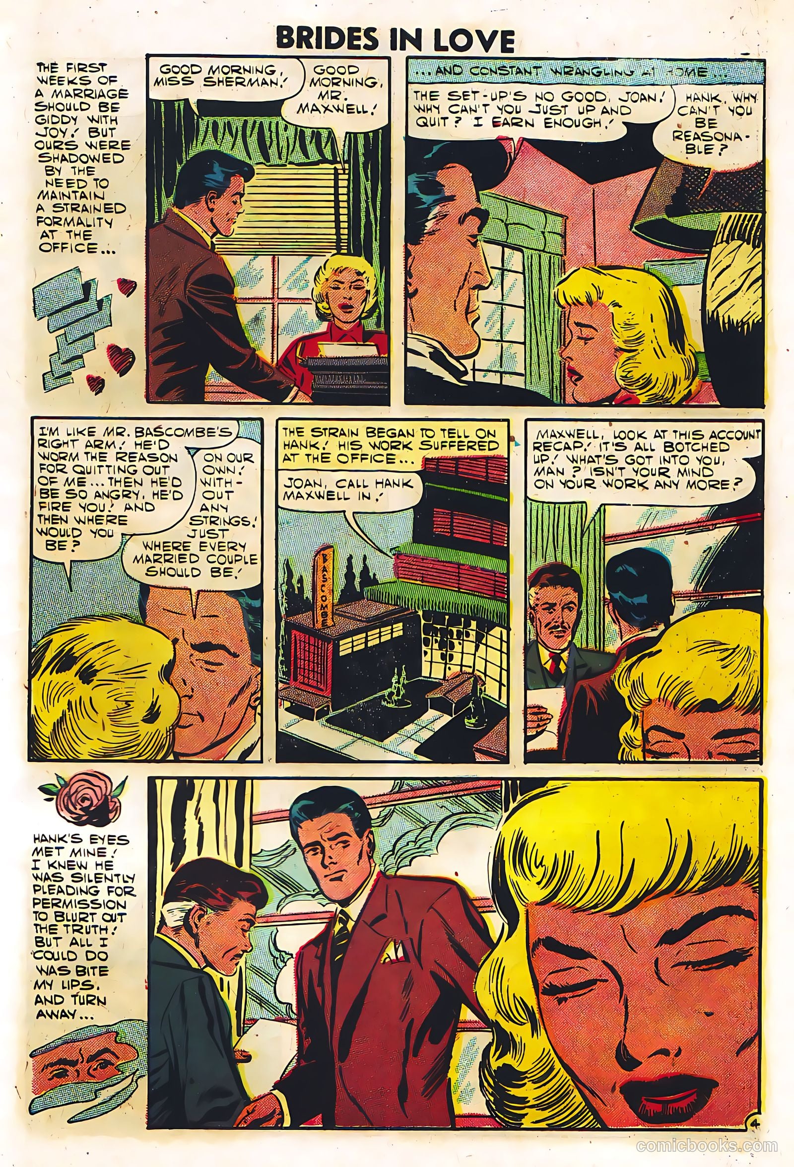 Brides in Love #6 (1957) — page 7 of 36