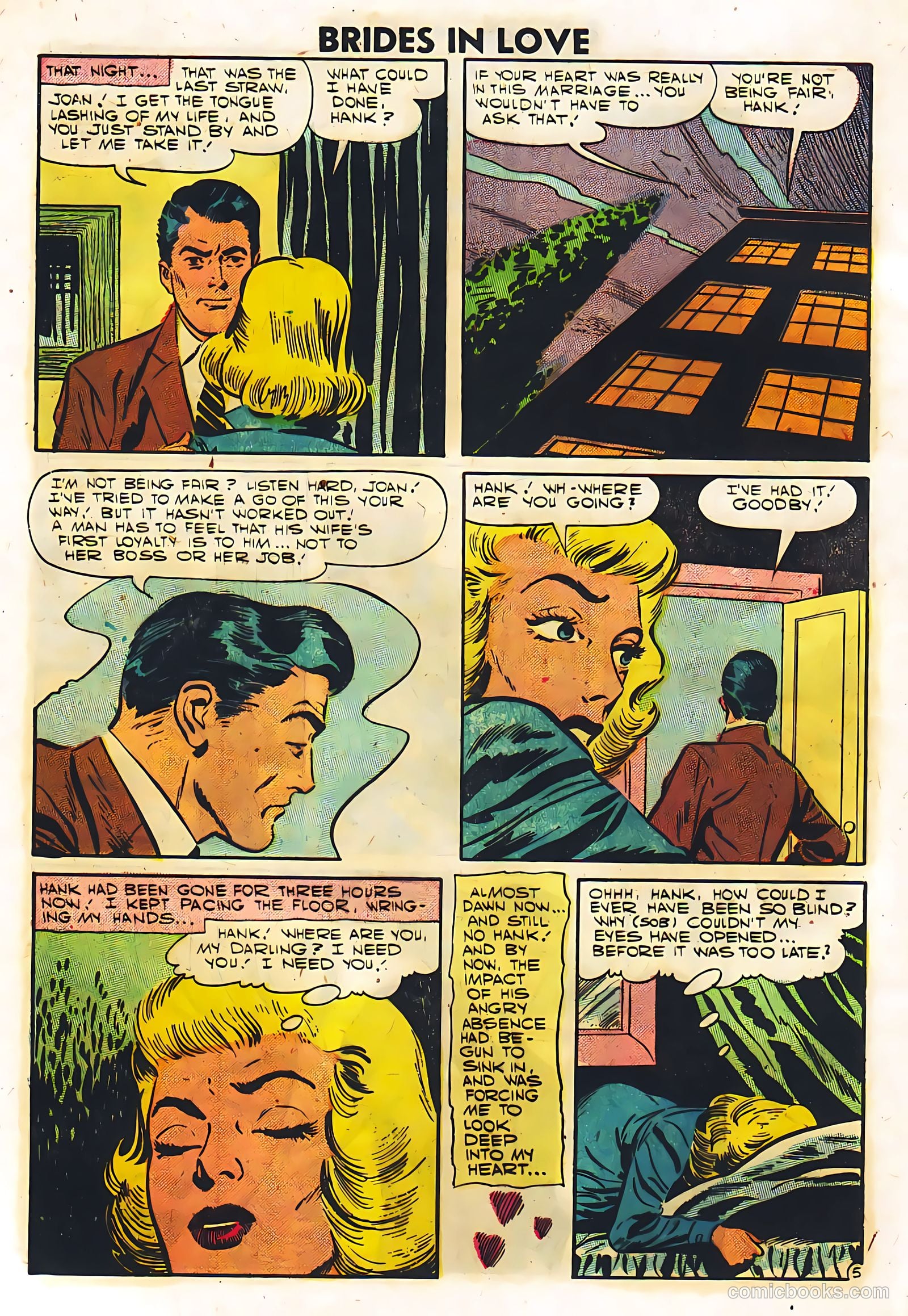 Brides in Love #6 (1957) — page 8 of 36