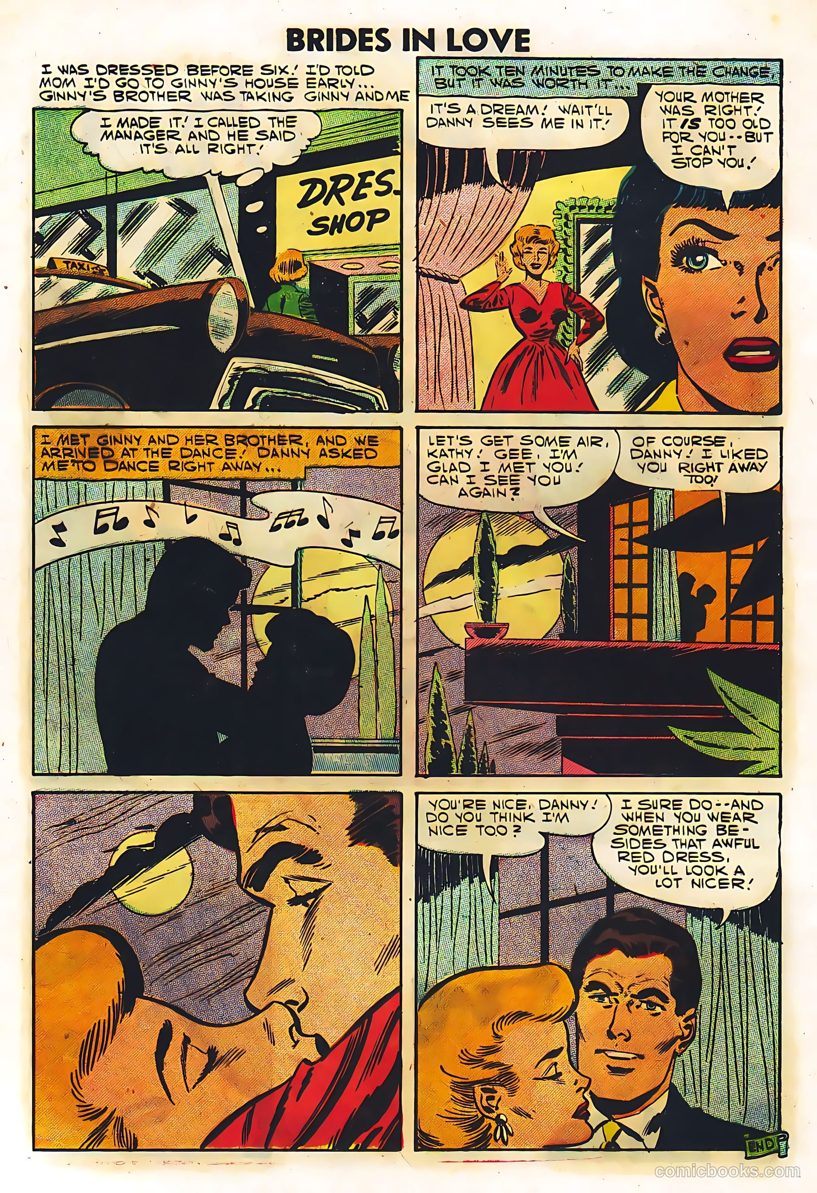 Brides in Love #6 (1957) — page 12 of 36