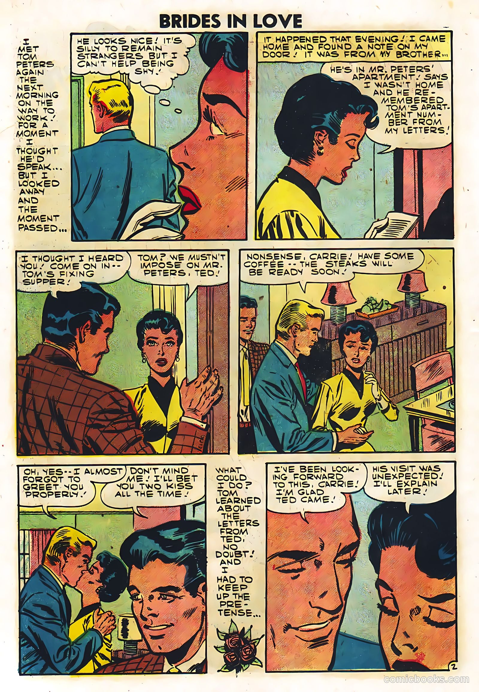 Brides in Love #6 (1957) — page 14 of 36