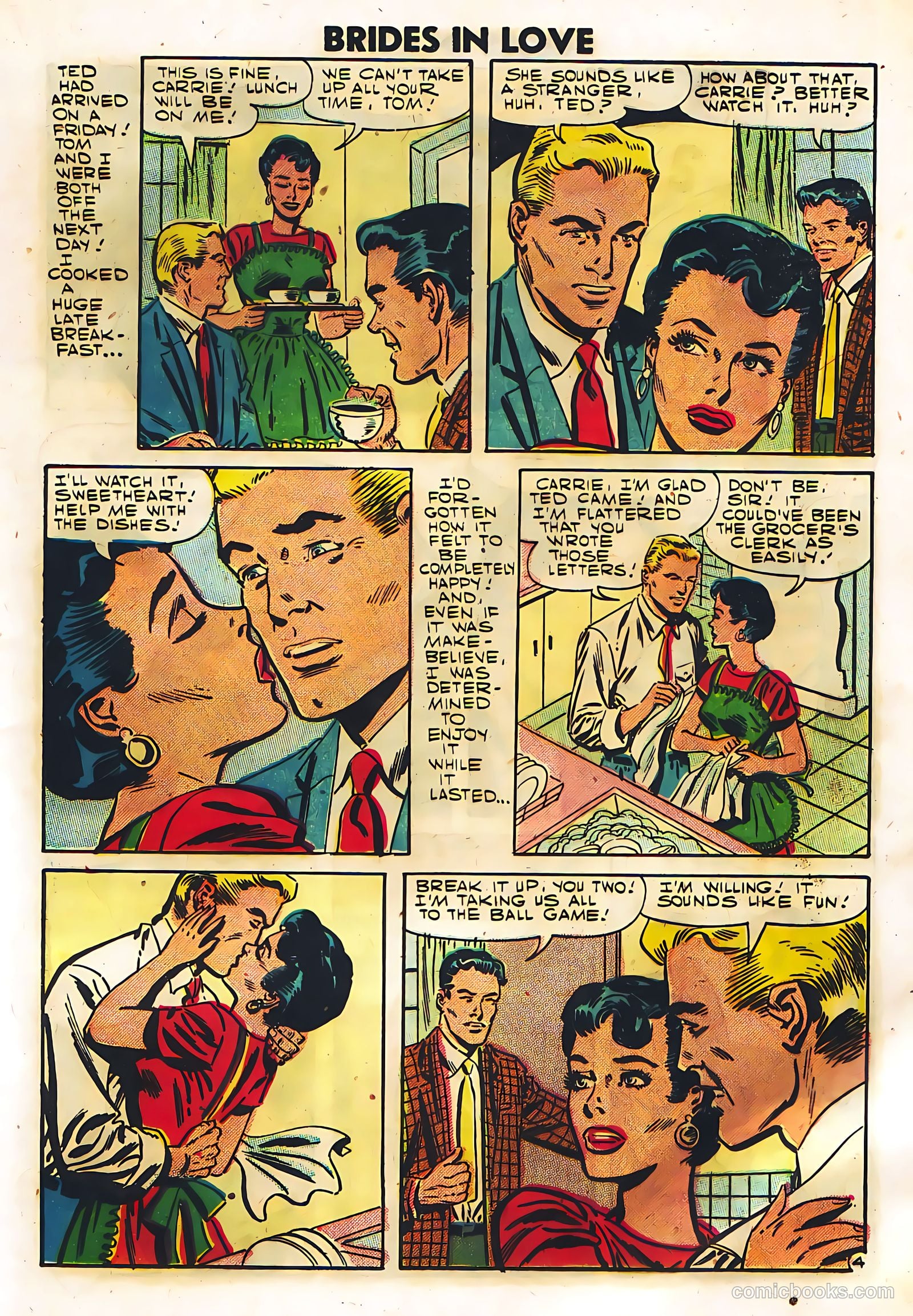 Brides in Love #6 (1957) — page 17 of 36