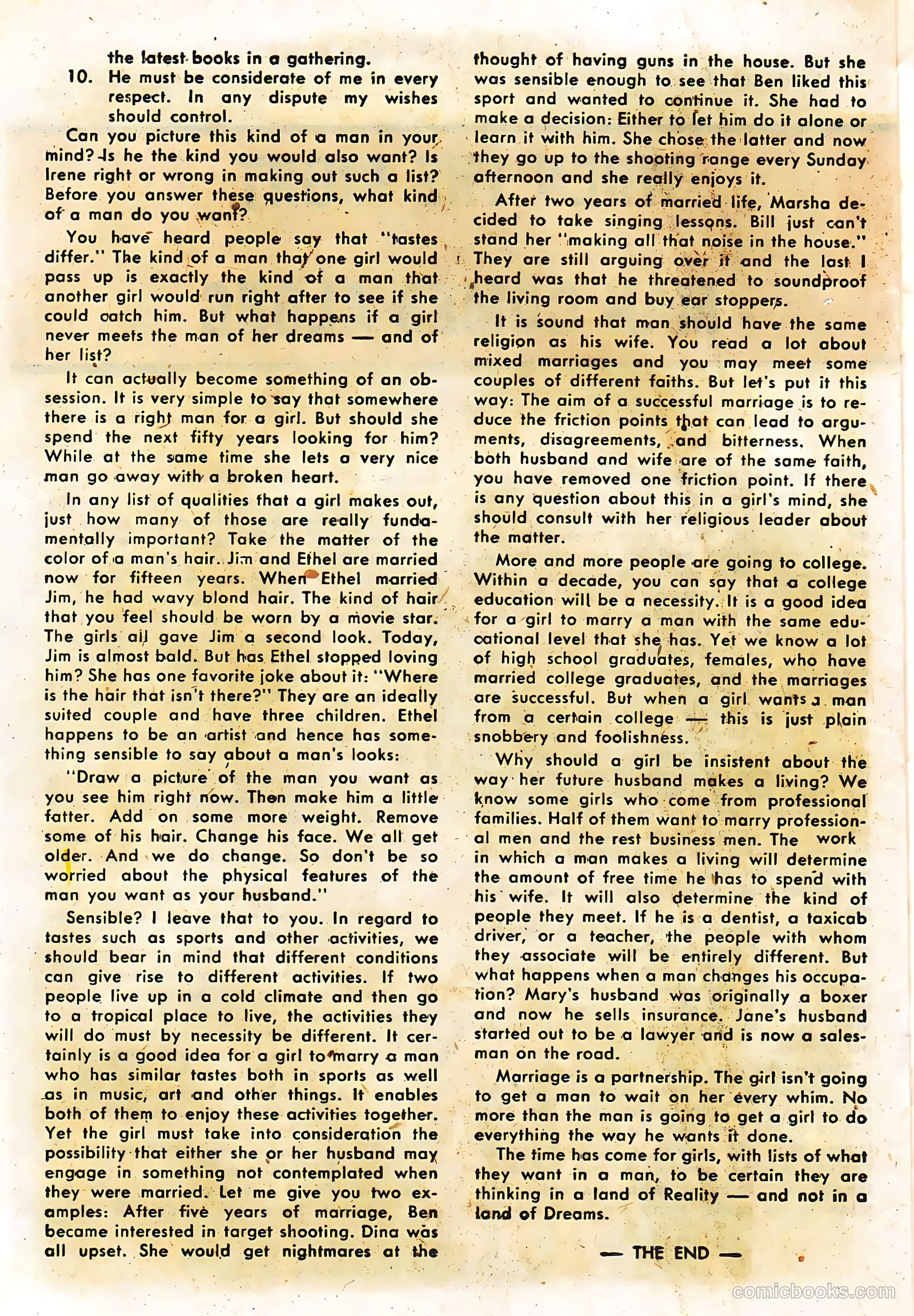 Brides in Love #6 (1957) — page 20 of 36
