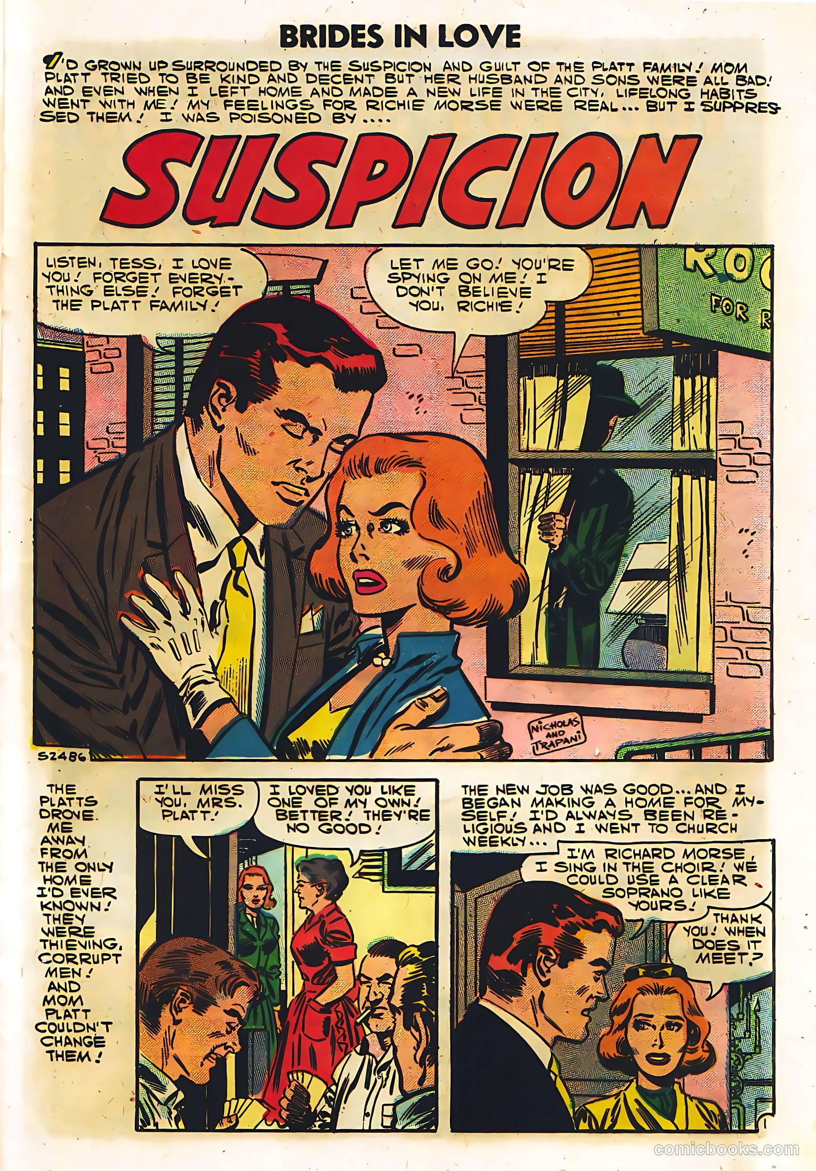 Brides in Love #6 (1957) — page 21 of 36
