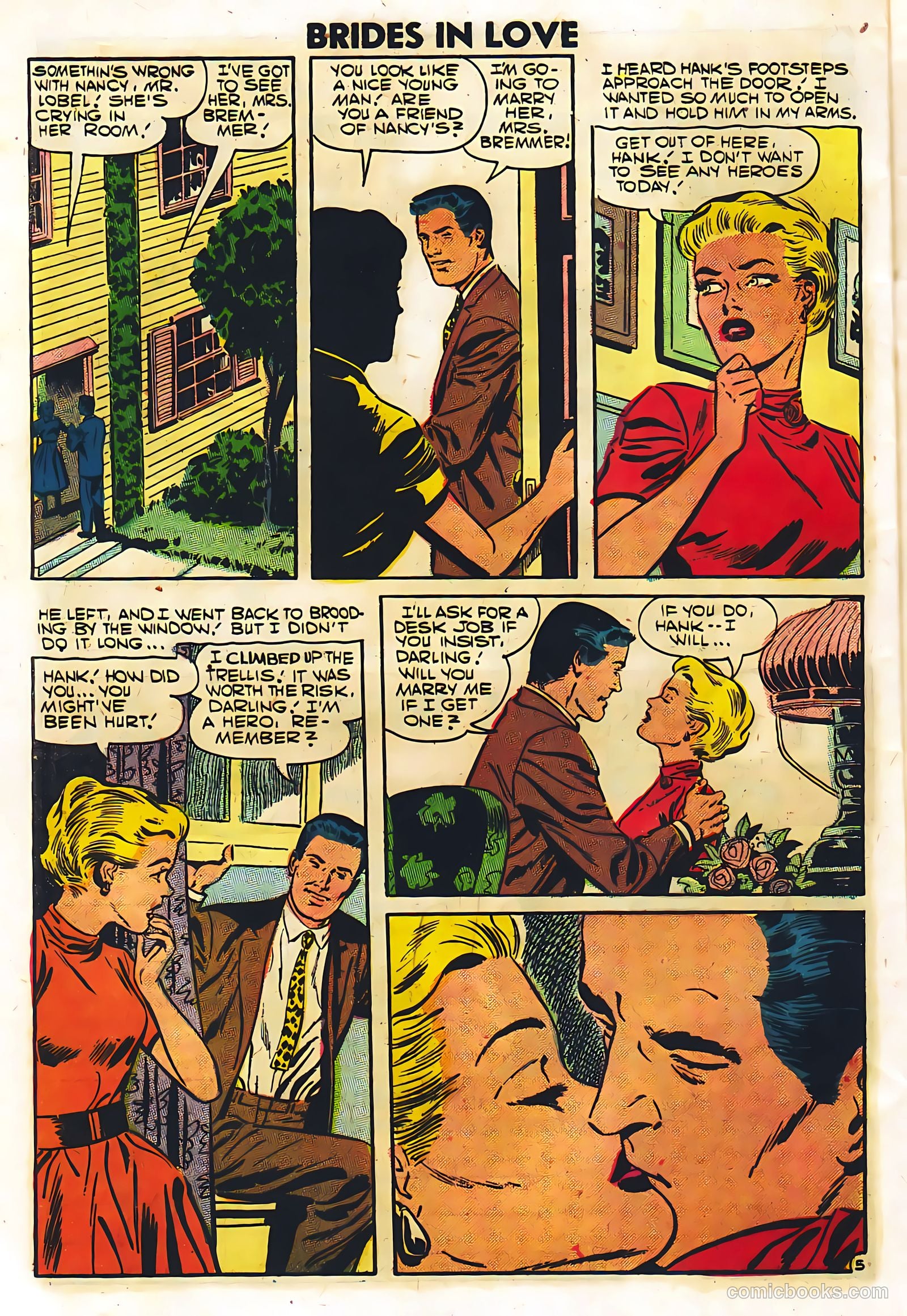 Brides in Love #6 (1957) — page 32 of 36