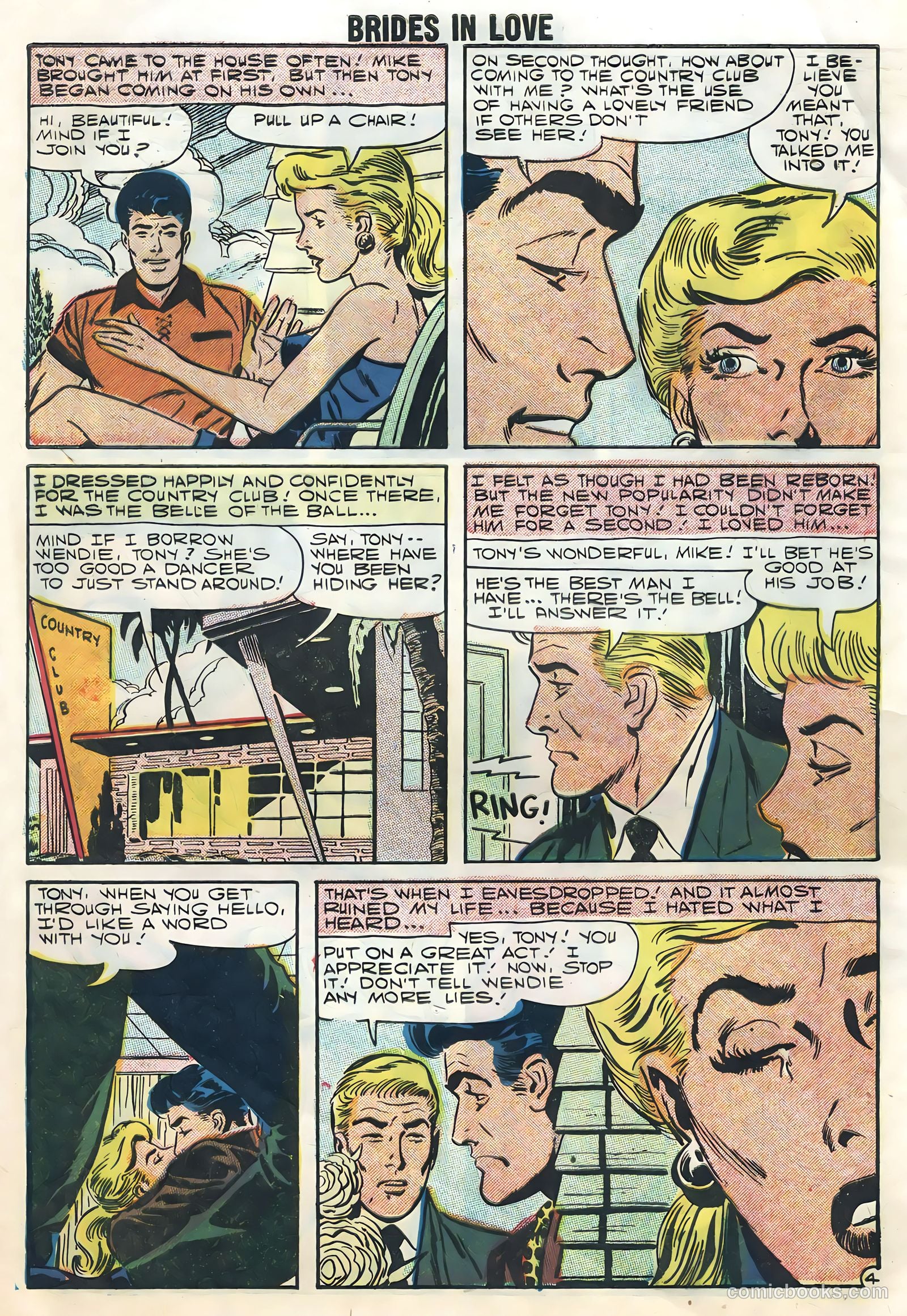 Brides in Love #7 (1958) — page 6 of 68