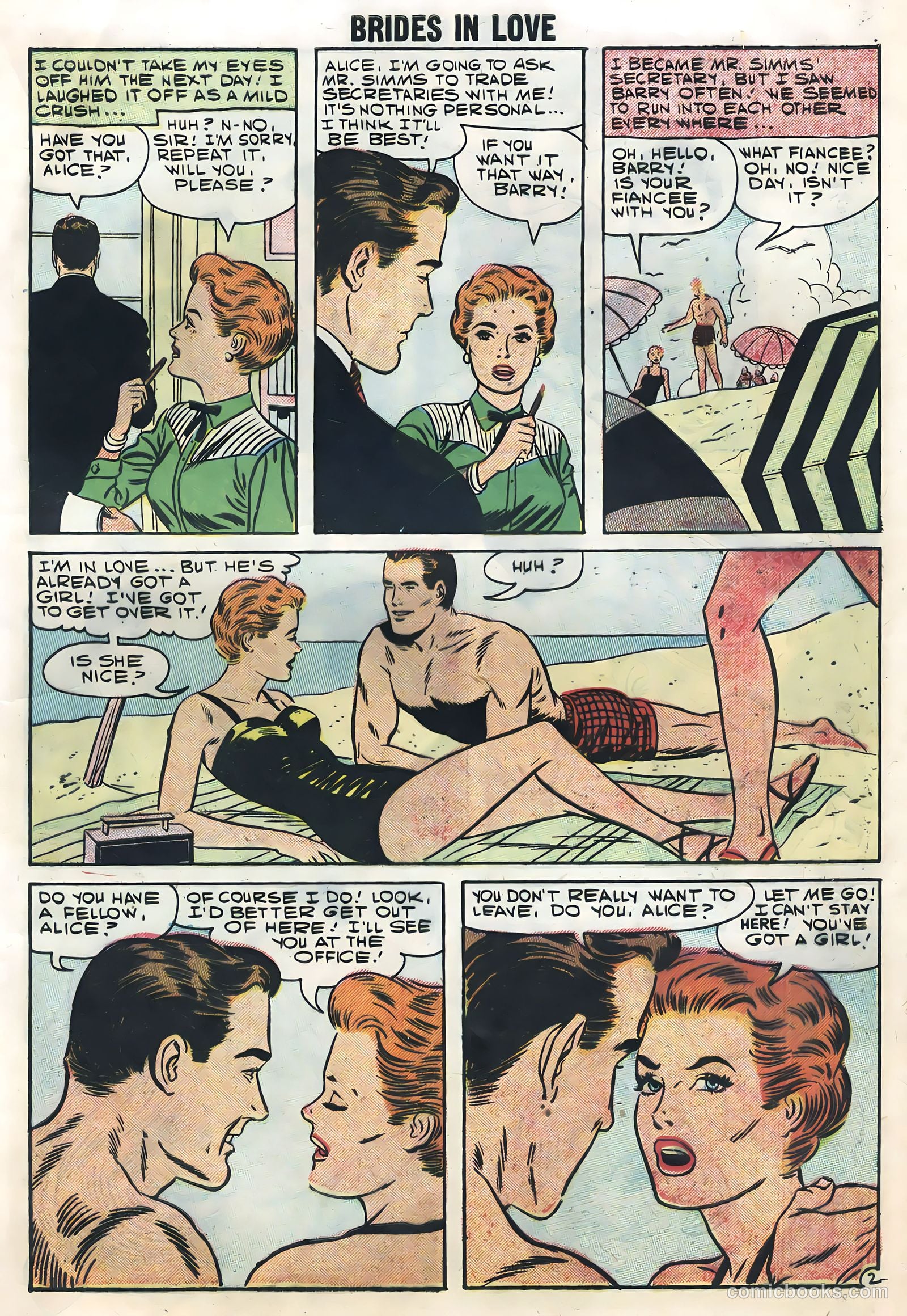 Brides in Love #7 (1958) — page 9 of 68